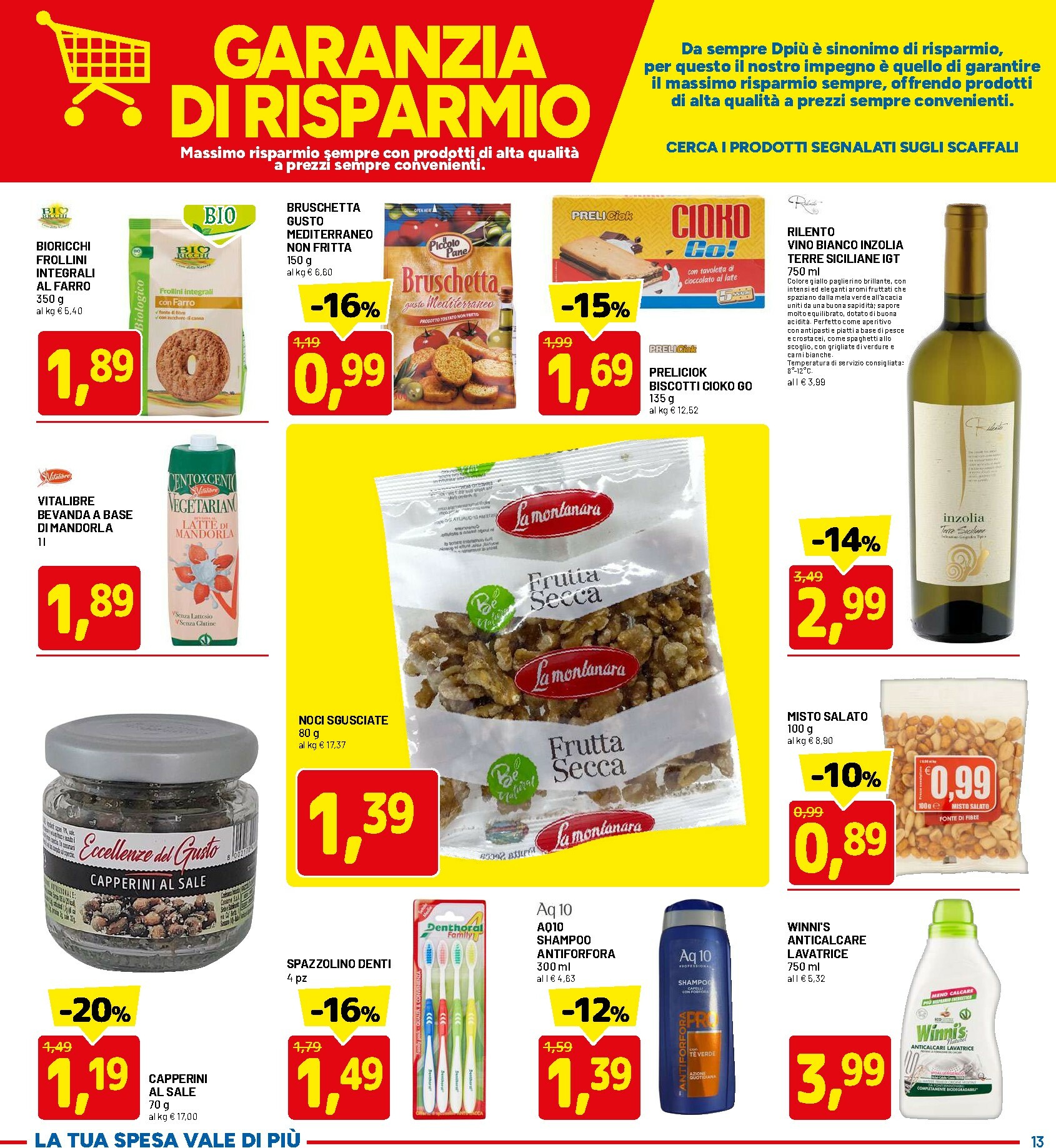 dpiu - Volantino DPiù valido dal 02/10 al 11/10 - page: 13