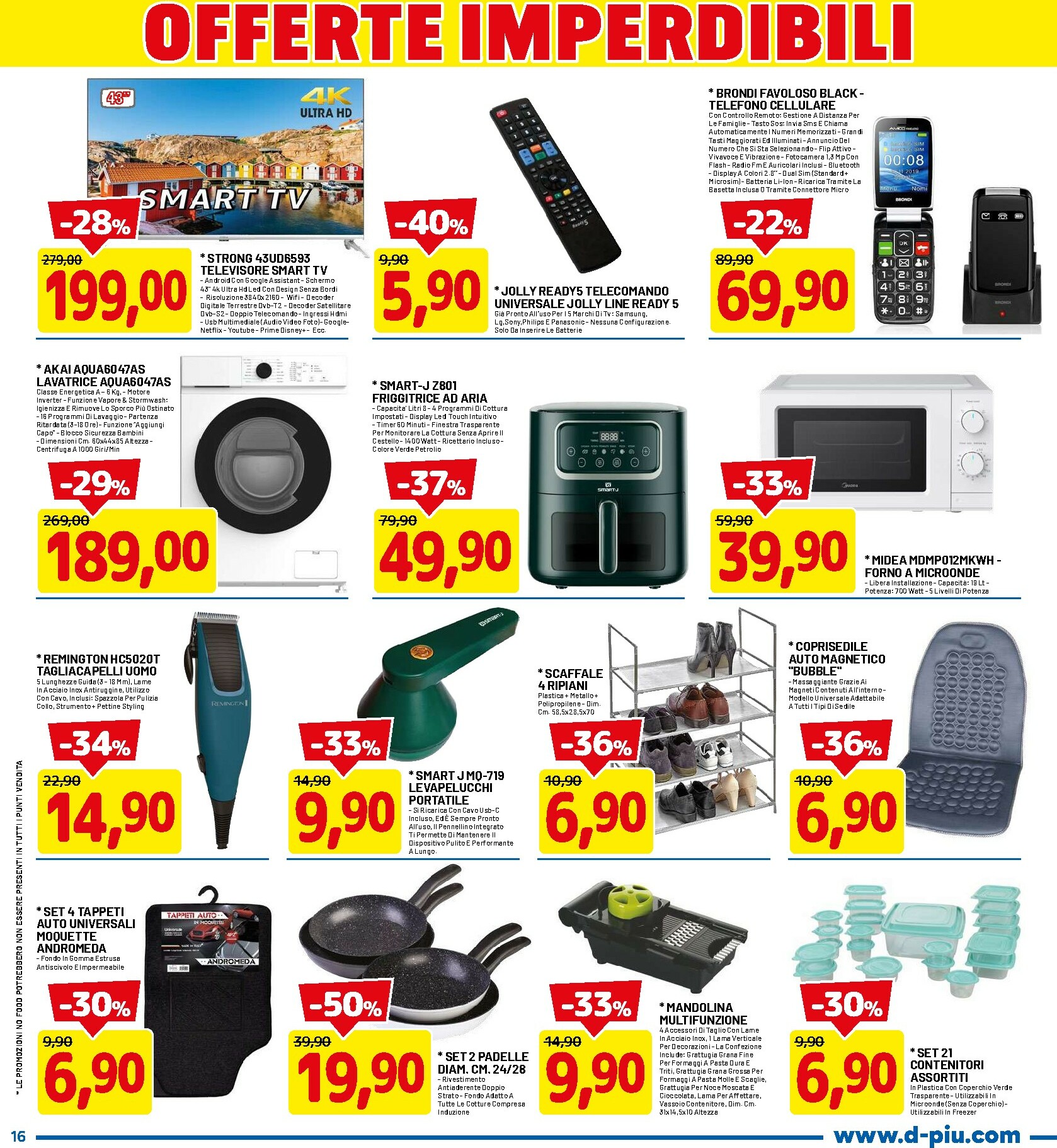 dpiu - Volantino DPiù valido dal 13/10 al 26/10 - page: 16
