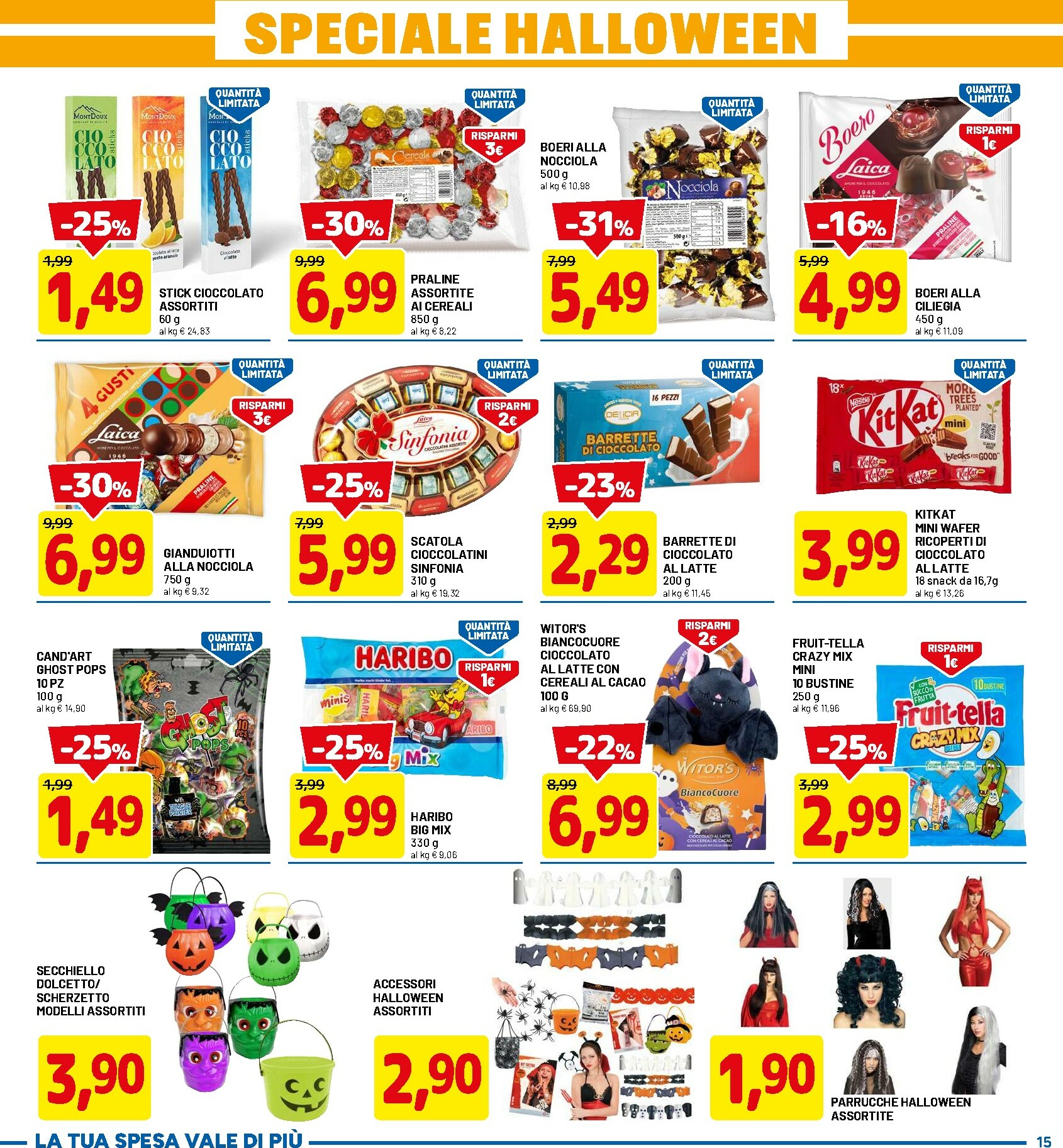 dpiu - Volantino DPiù valido dal 27/10 al 05/11 - page: 15