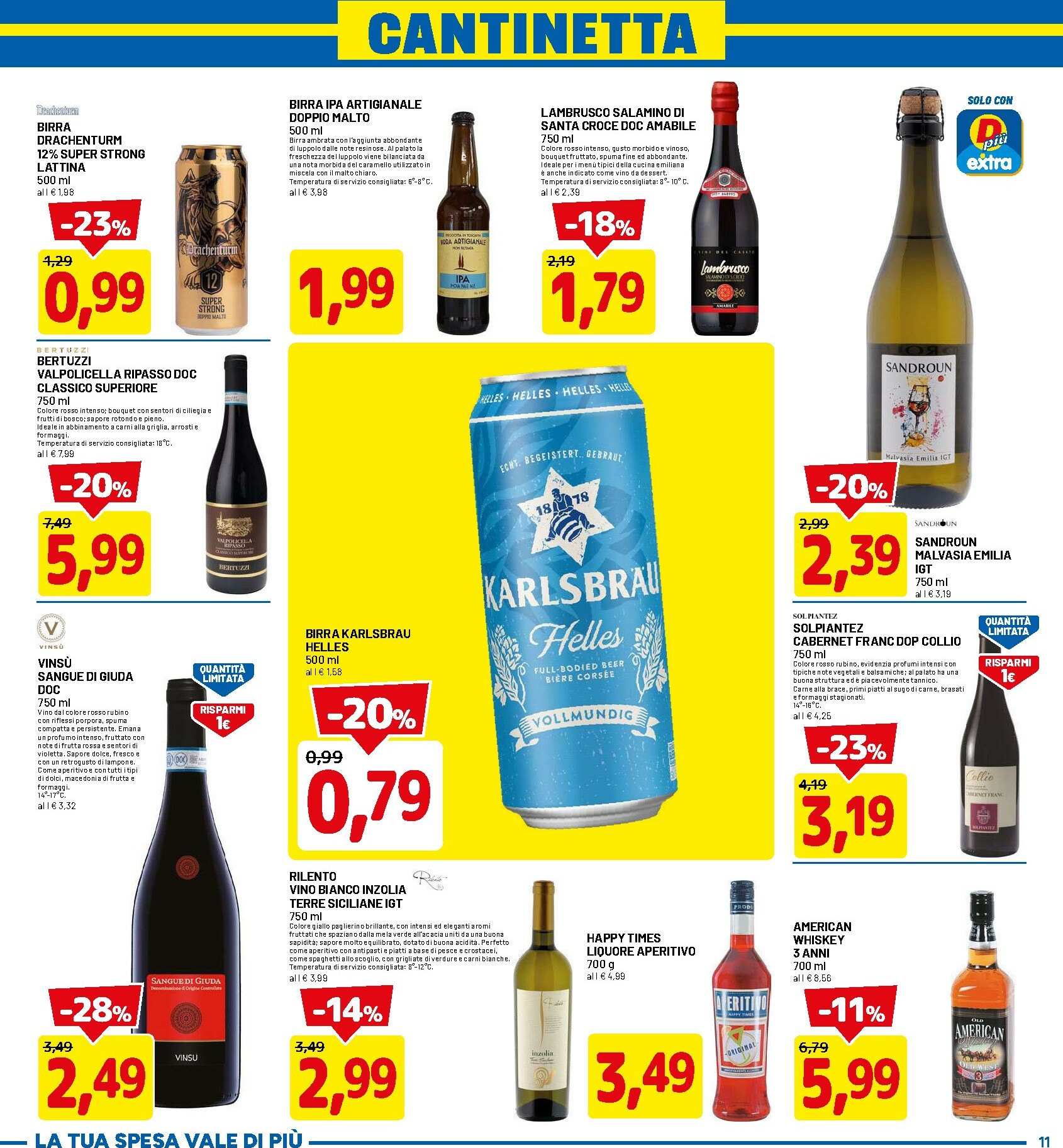 dpiu - Volantino DPiù valido dal 27/10 al 05/11 - page: 11