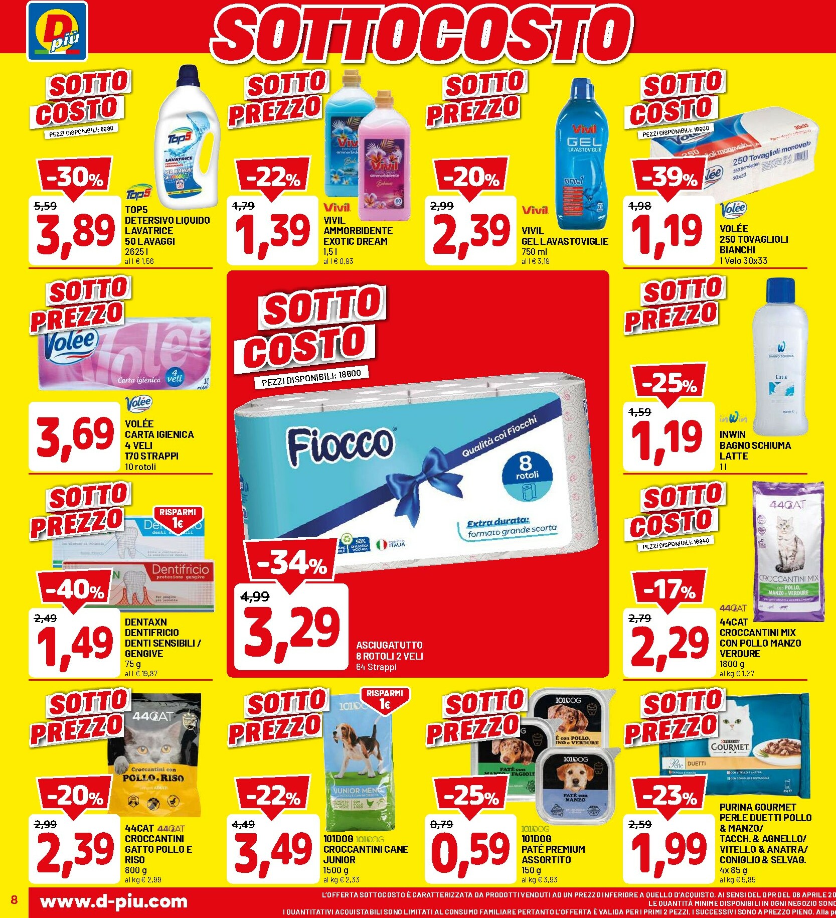dpiu - Volantino DPiù valido dal 06/11 al 15/11 - page: 8