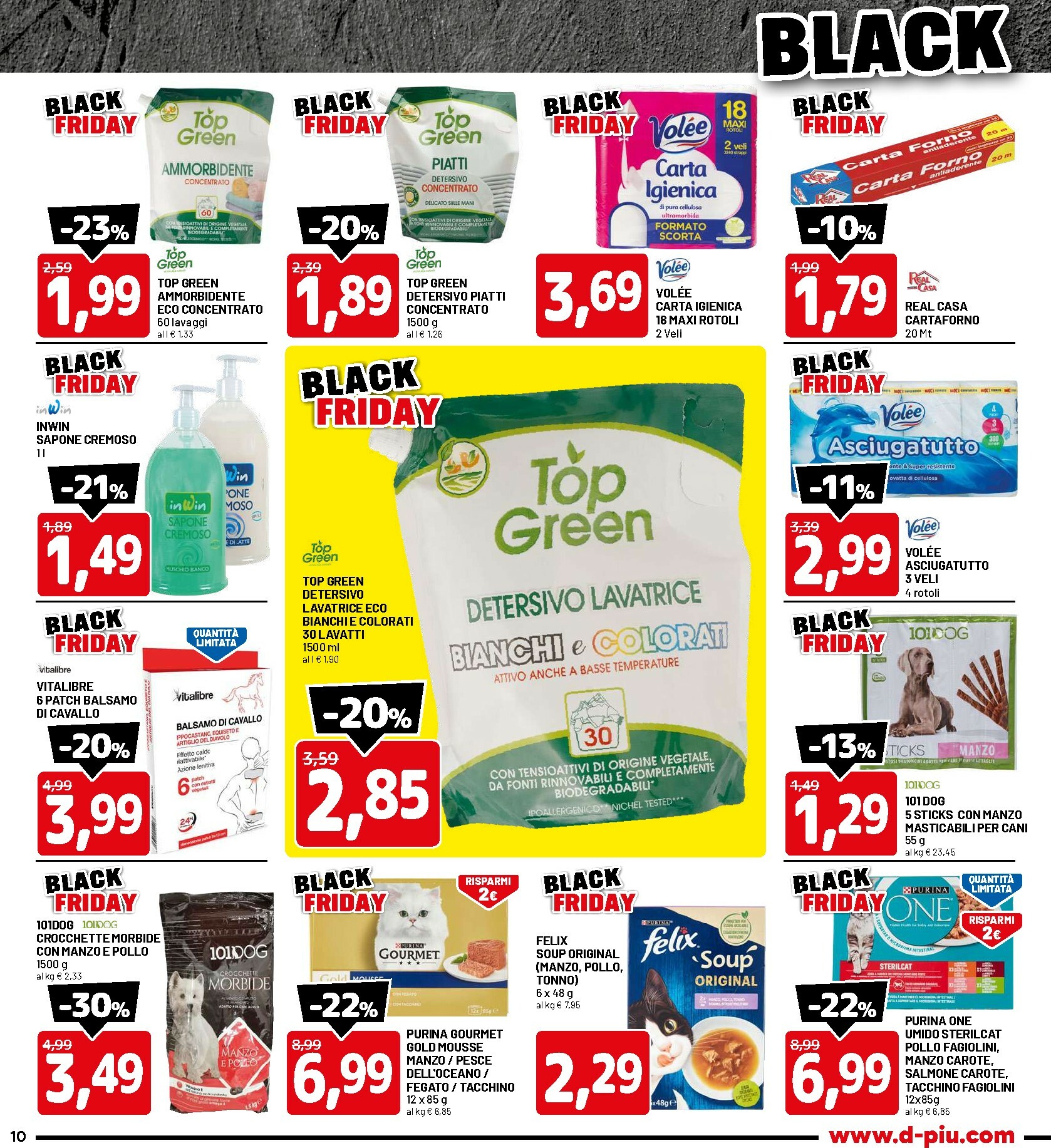 dpiu - Volantino DPiù - Black Friday valido dal 17/11 al 30/11 - page: 10