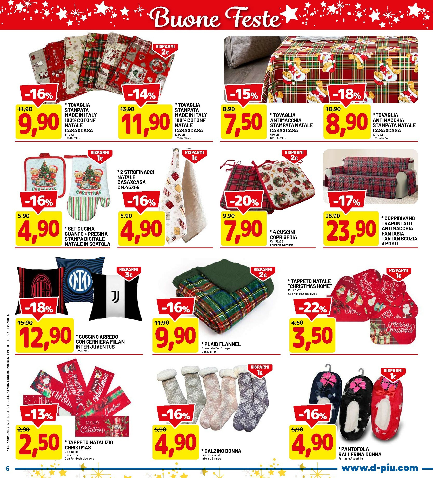 dpiu - Volantino DPiù valido dal 01/12 al 10/12 - page: 6