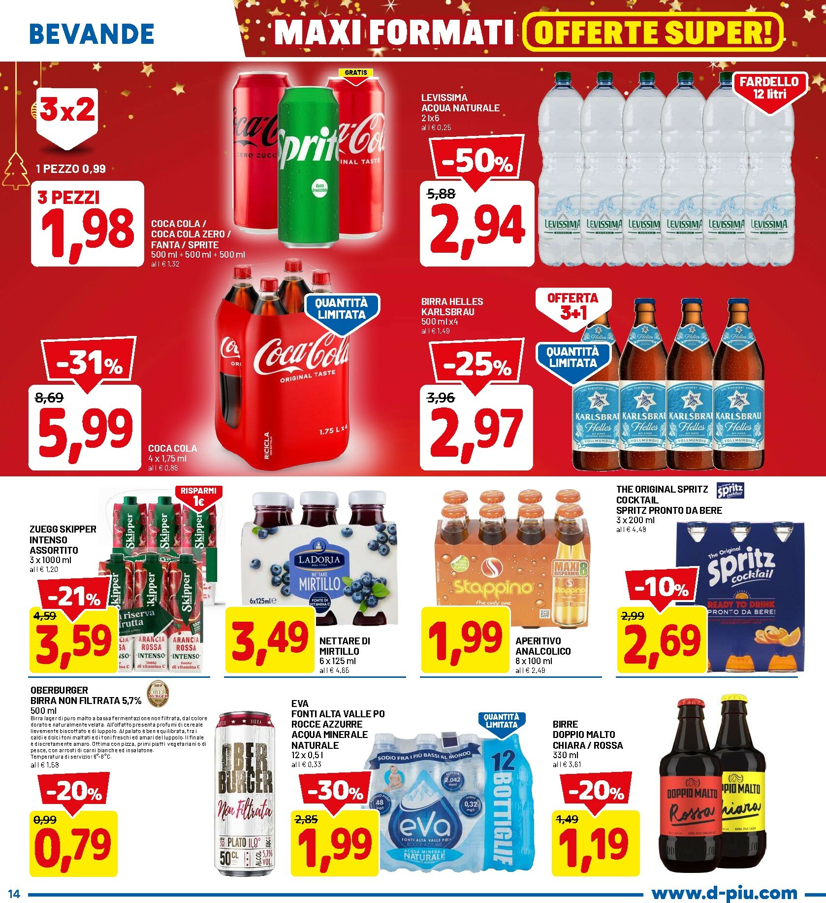 dpiu - Volantino DPiù valido dal 11/12 al 21/12 - page: 14