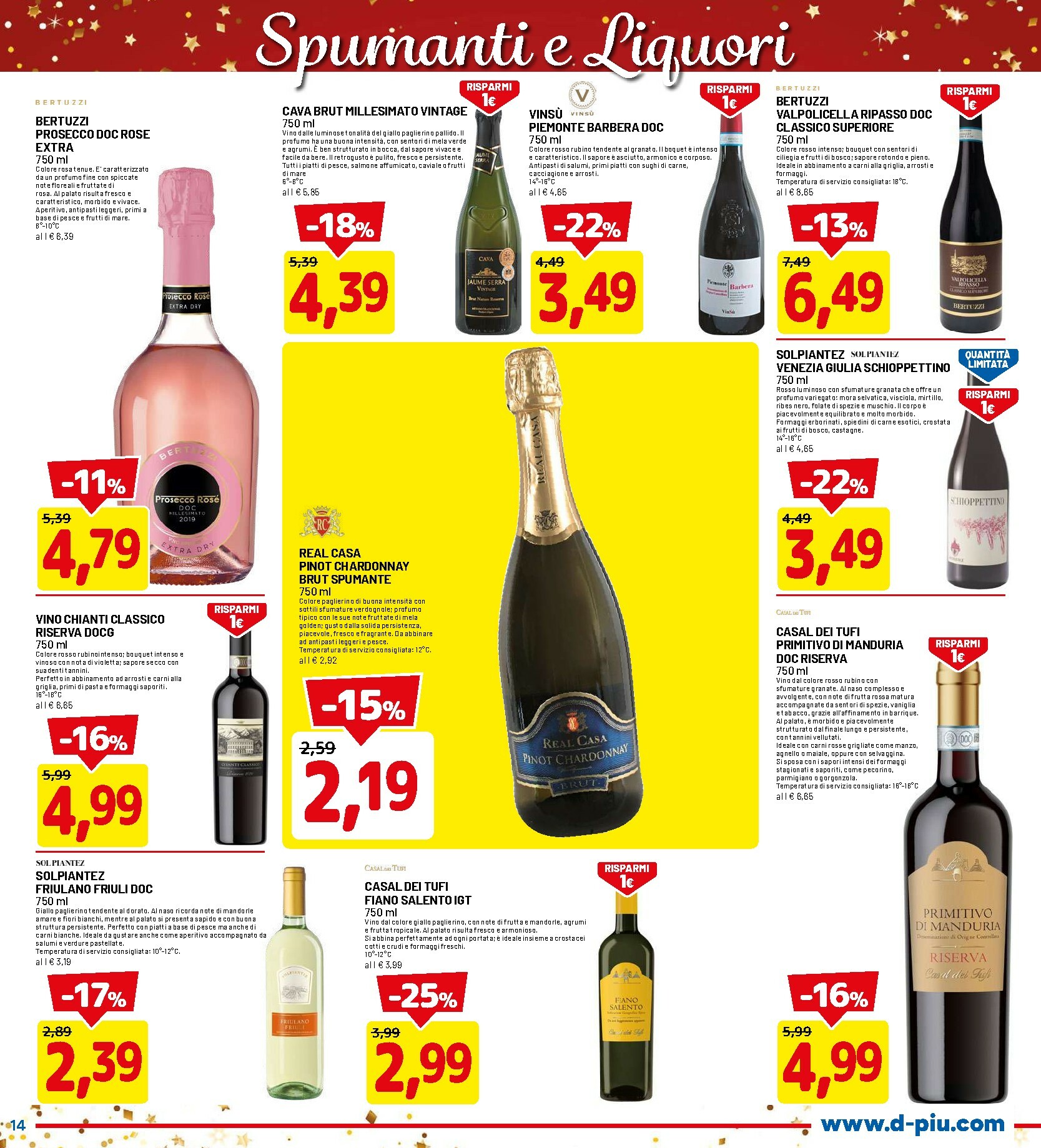 dpiu - Volantino DPiù - Buon Natale valido dal 22/12 al 31/12 - page: 14