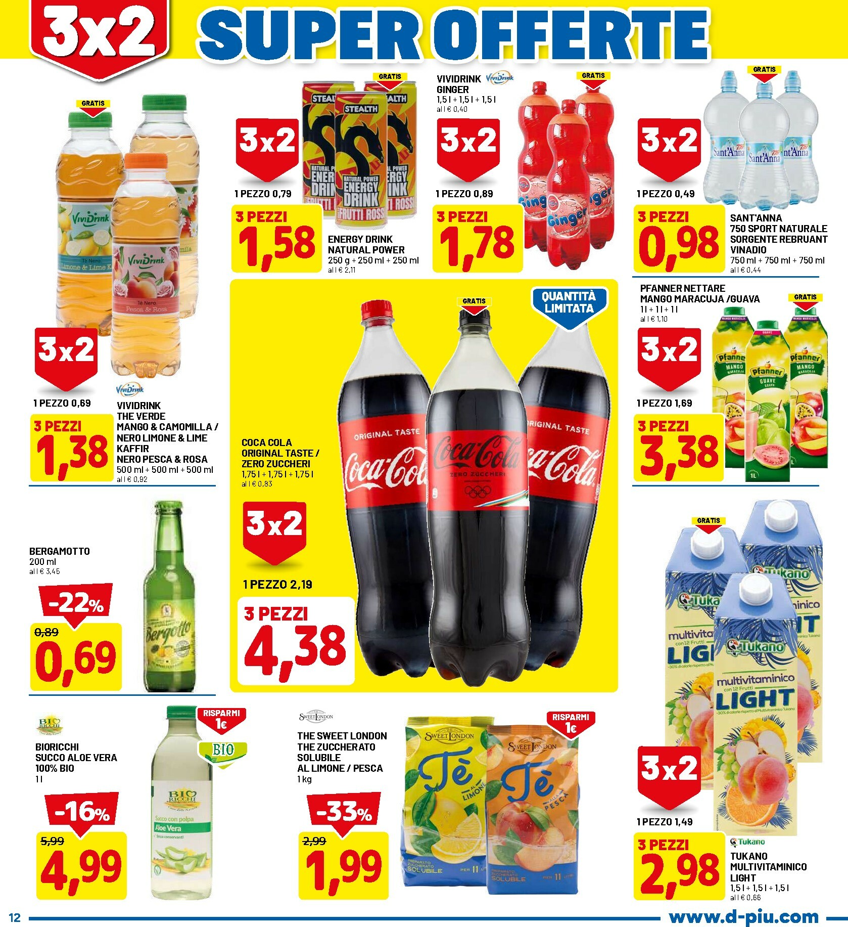 dpiu - Volantino DPiù valido dal 05/01 al 11/01 - page: 12