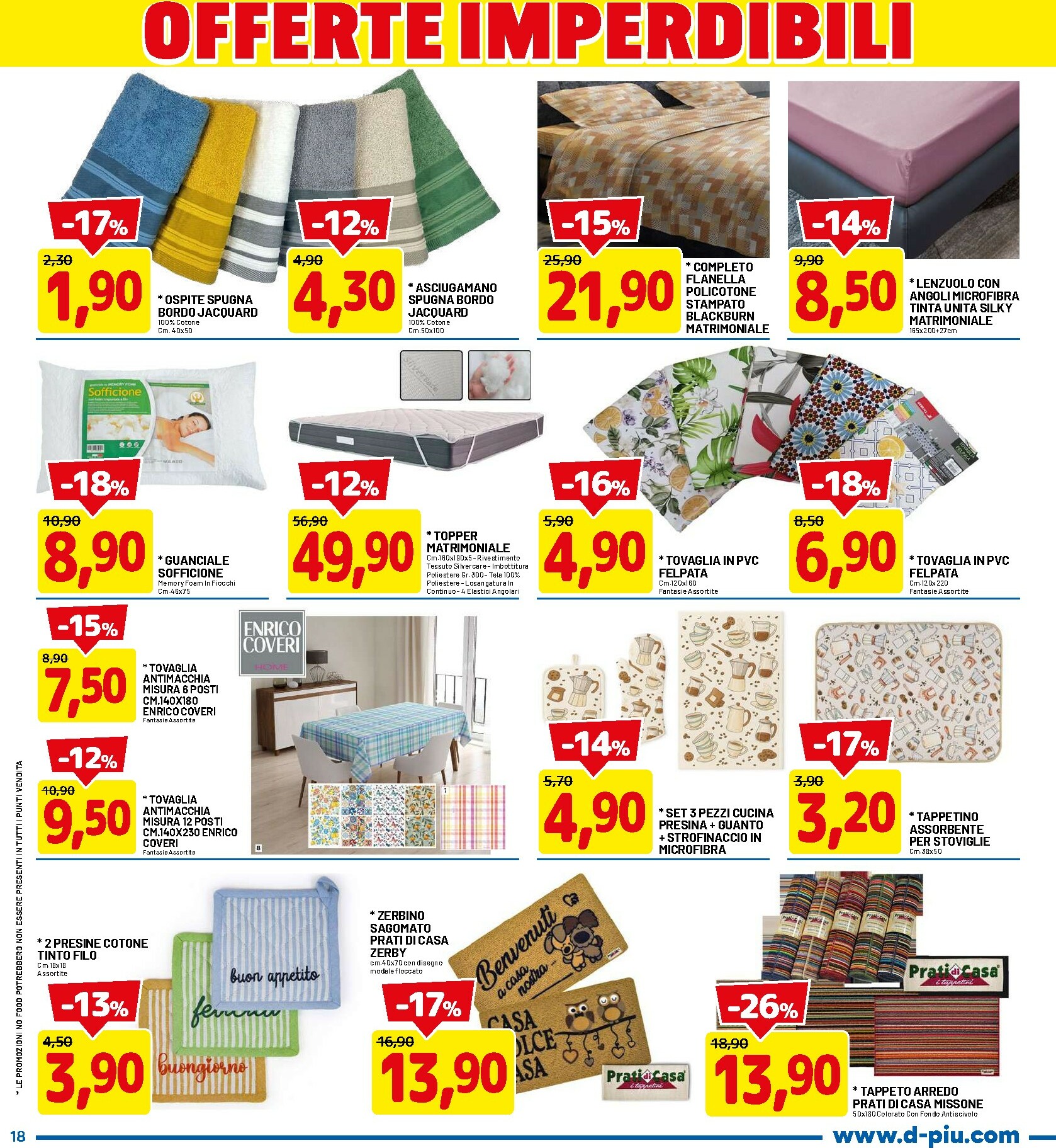 dpiu - Volantino DPiù valido dal 05/01 al 11/01 - page: 18