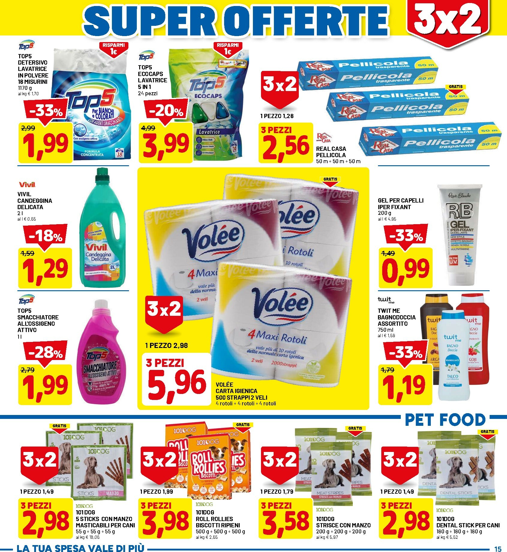 dpiu - Volantino DPiù valido dal 05/01 al 11/01 - page: 15