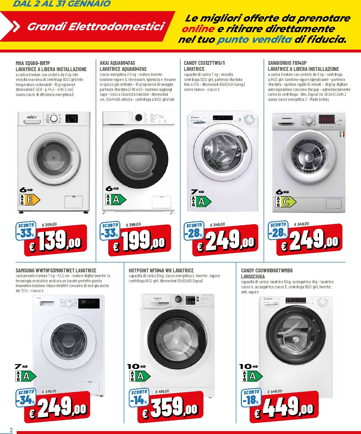 dpiu - Volantino DPiù - Solo Online valido dal 02/01 al 31/01 - page: 2