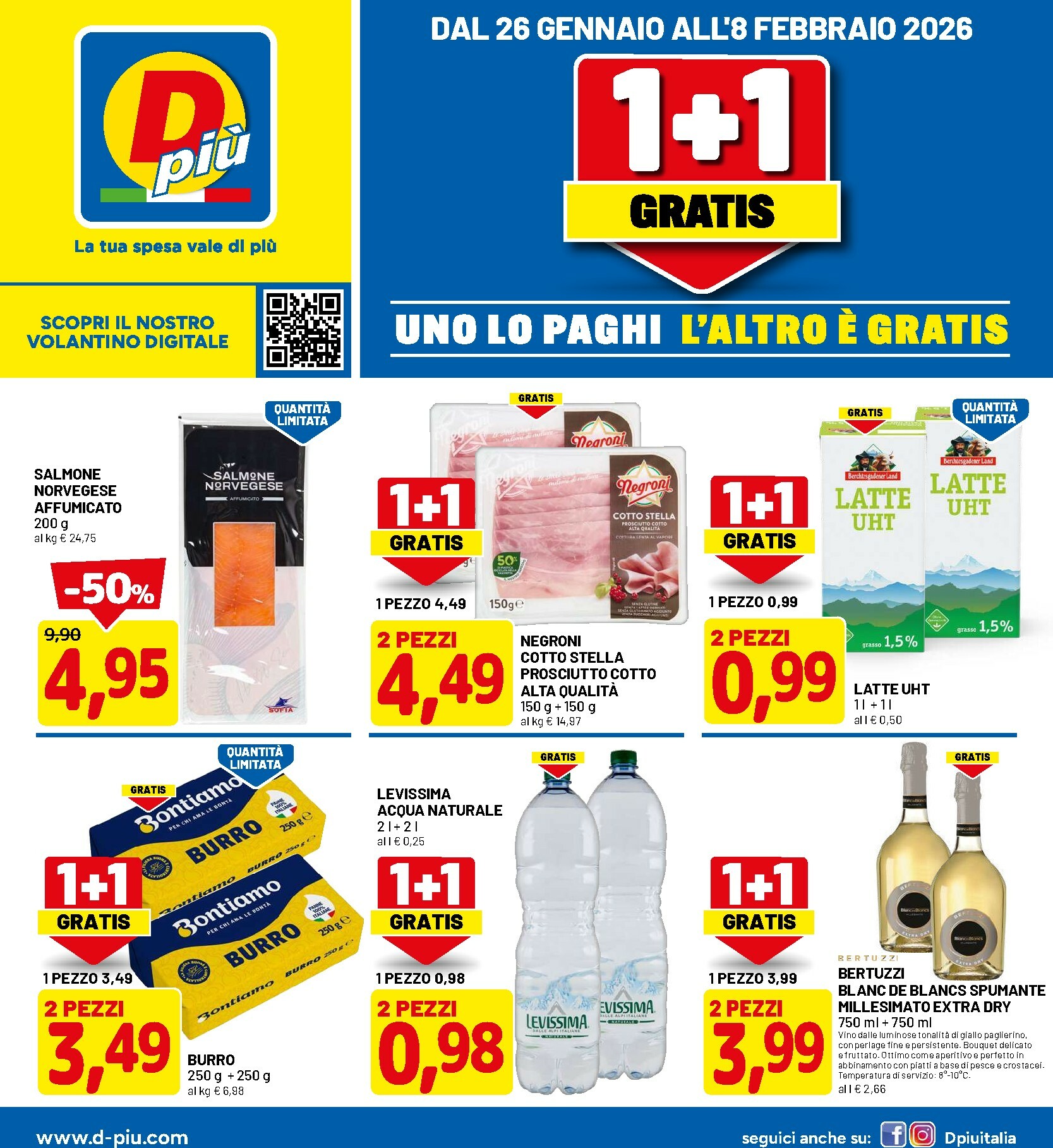 dpiu - Volantino DPiù valido dal 26/01 al 08/02