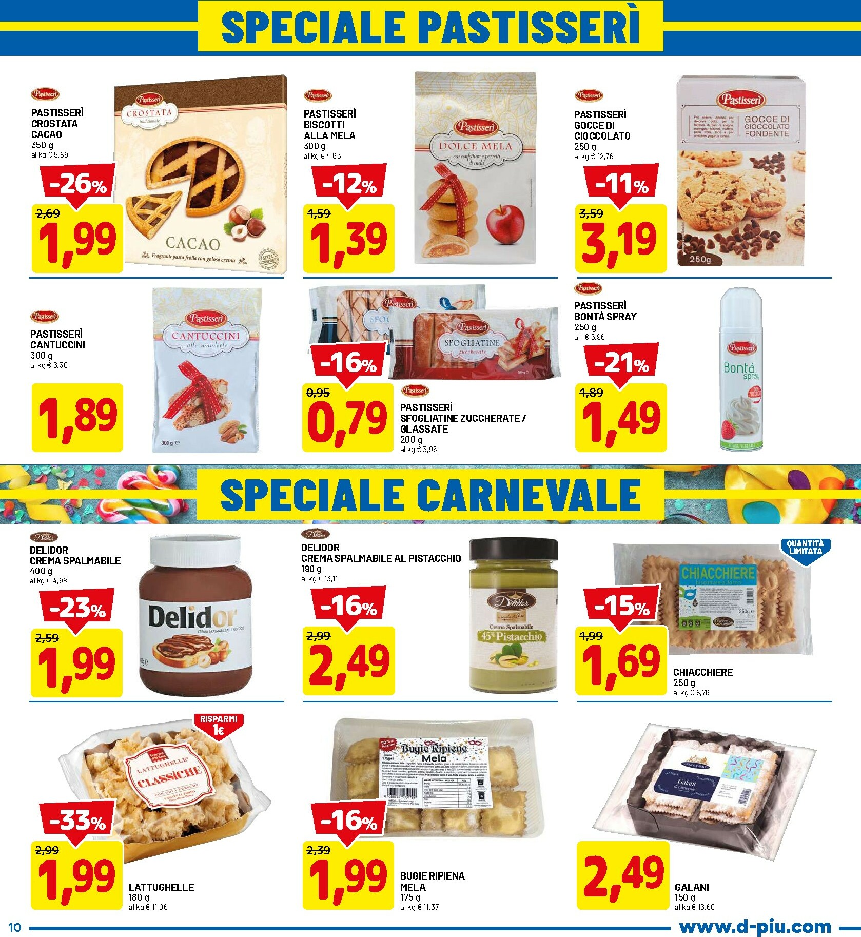 dpiu - Volantino DPiù valido dal 26/01 al 08/02 - page: 10