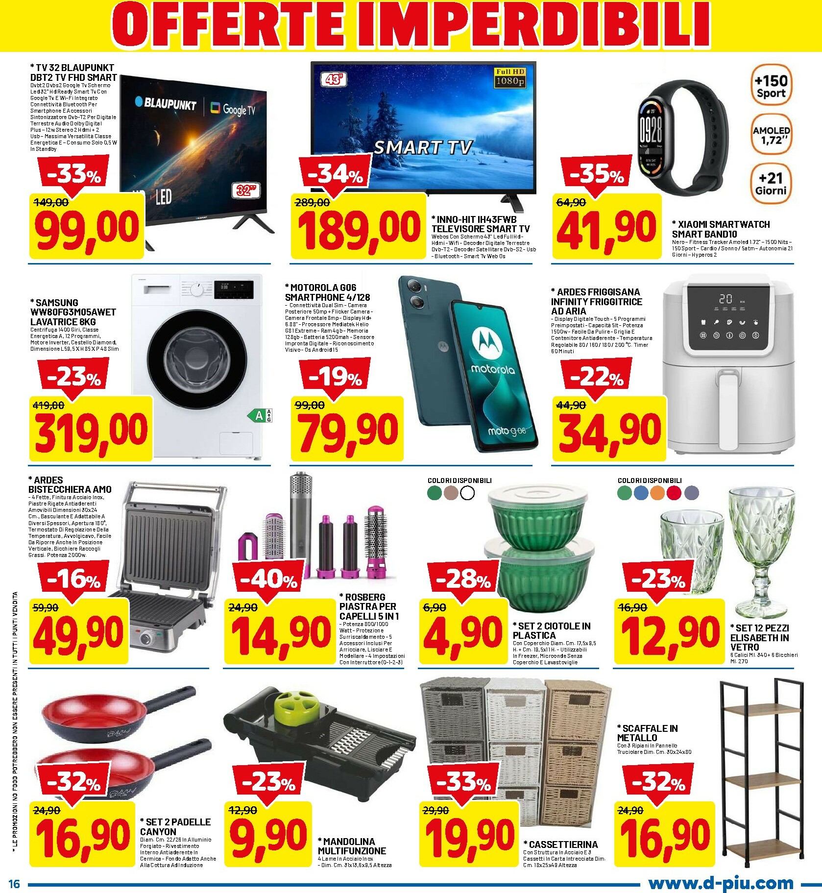 dpiu - Volantino DPiù valido dal 26/01 al 08/02 - page: 16