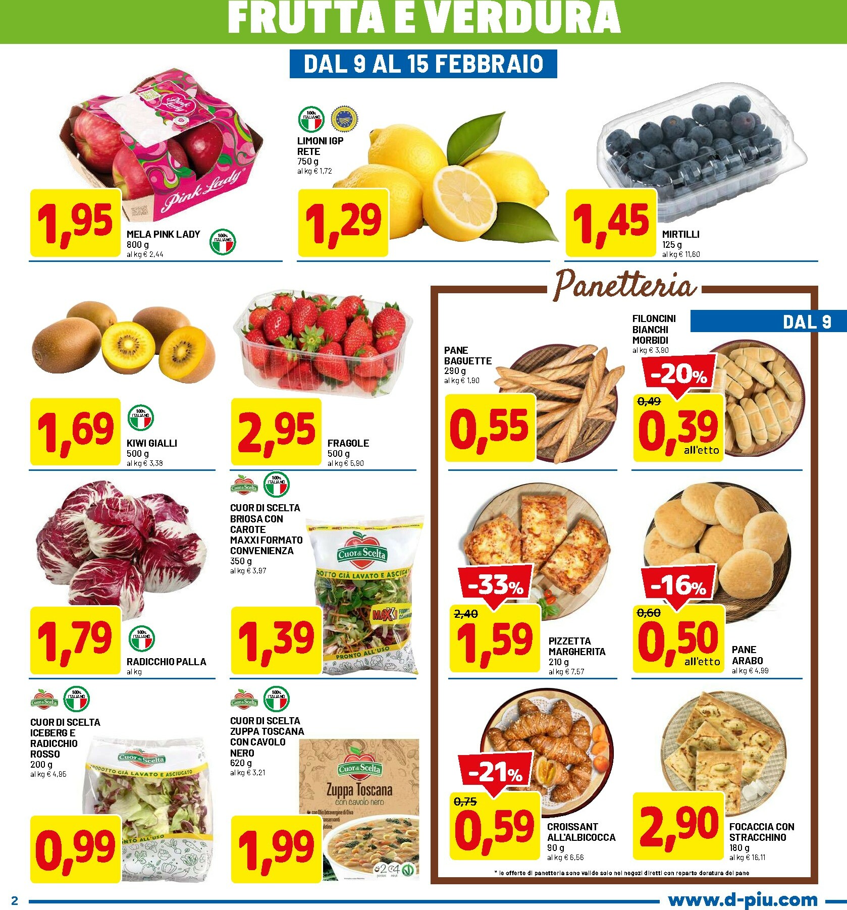 dpiu - Volantino DPiù valido dal 09/02/2026 al 22/02/2026 - page: 2