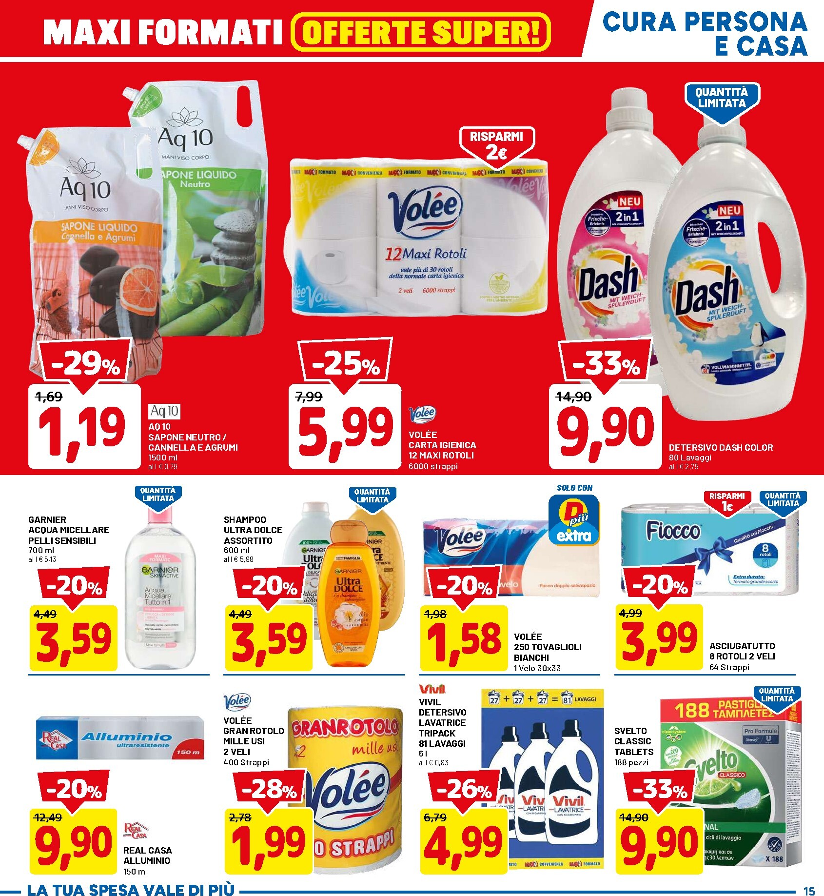dpiu - Volantino DPiù valido dal 23/02/2026 al 04/03/2026 - page: 15