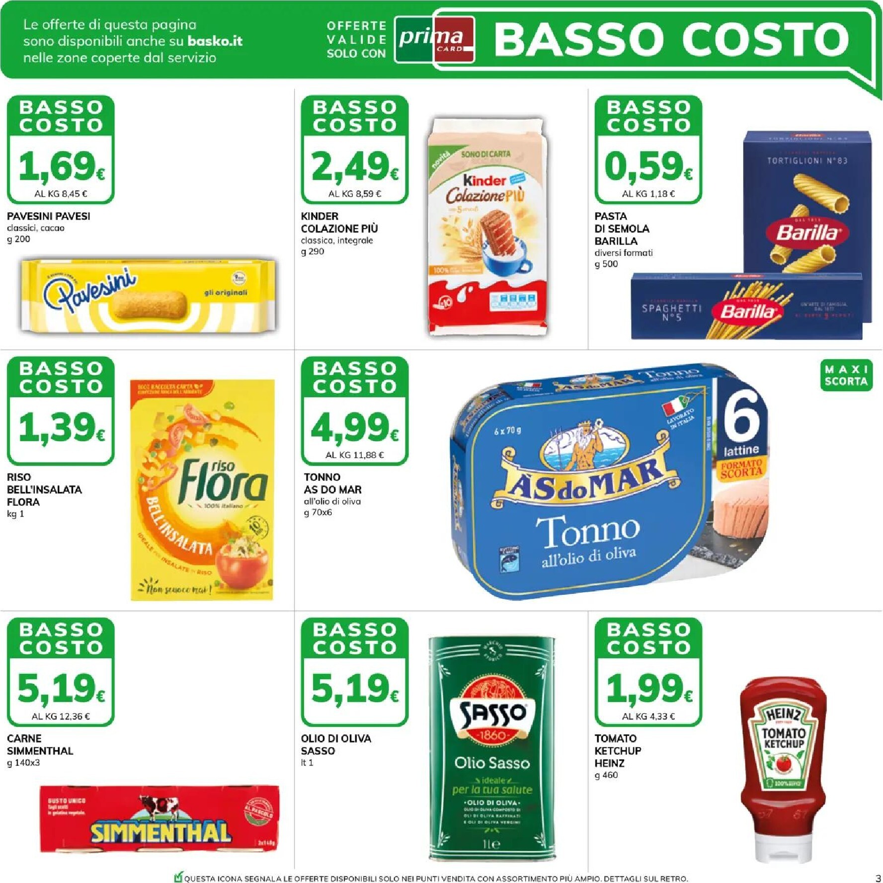 basko - Volantino attuale di Basko valido dal martedì 14/07/2026 al lunedì 27/07/2026 - page: 3