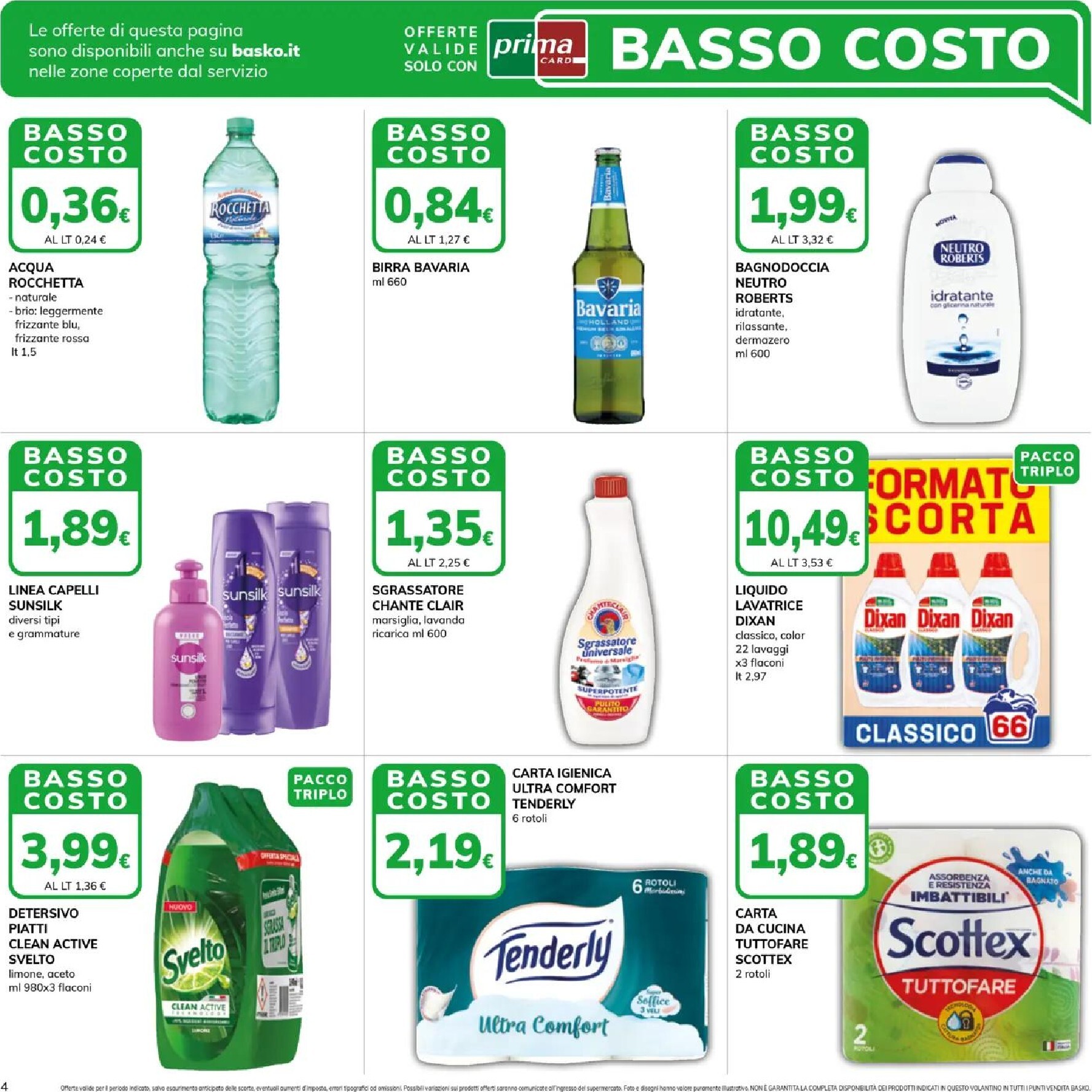 basko - Volantino attuale di Basko valido dal martedì 14/07/2026 al lunedì 27/07/2026 - page: 4