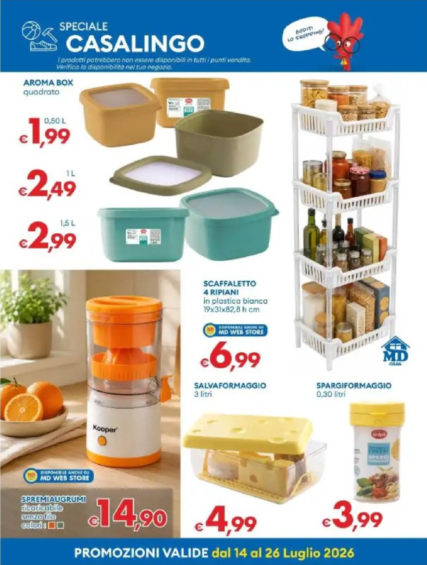 md-discount - Volantino attuale di MD valido dal martedì 14/07/2026 al domenica 26/07/2026 - page: 25