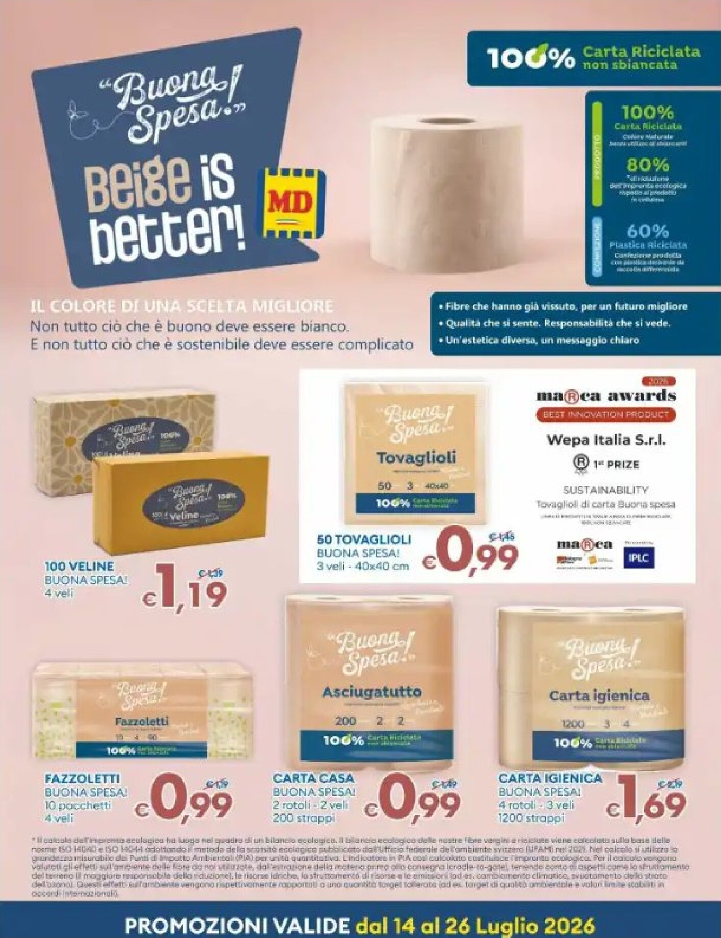 md-discount - Volantino attuale di MD valido dal martedì 14/07/2026 al domenica 26/07/2026 - page: 21