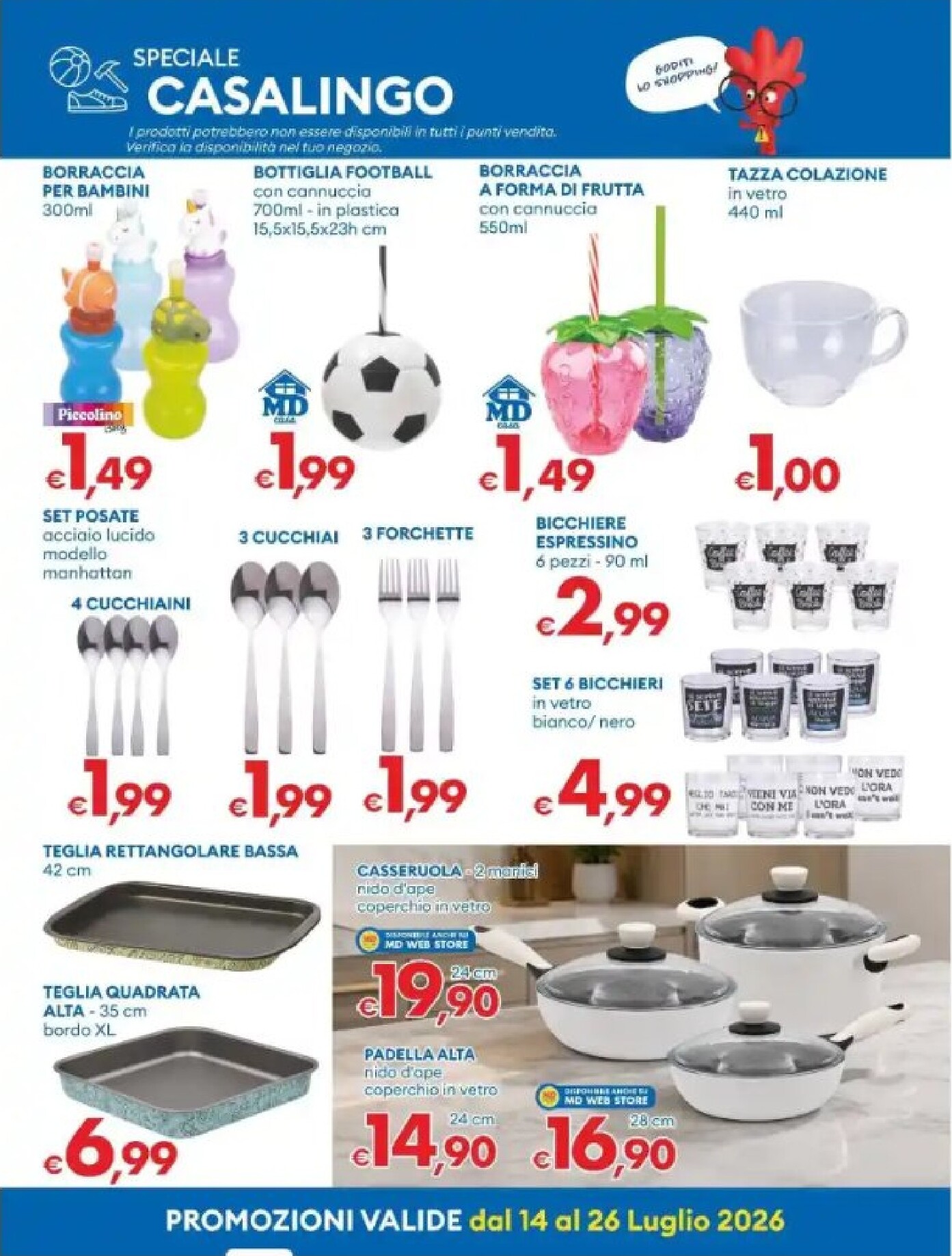 md-discount - Volantino attuale di MD valido dal martedì 14/07/2026 al domenica 26/07/2026 - page: 24
