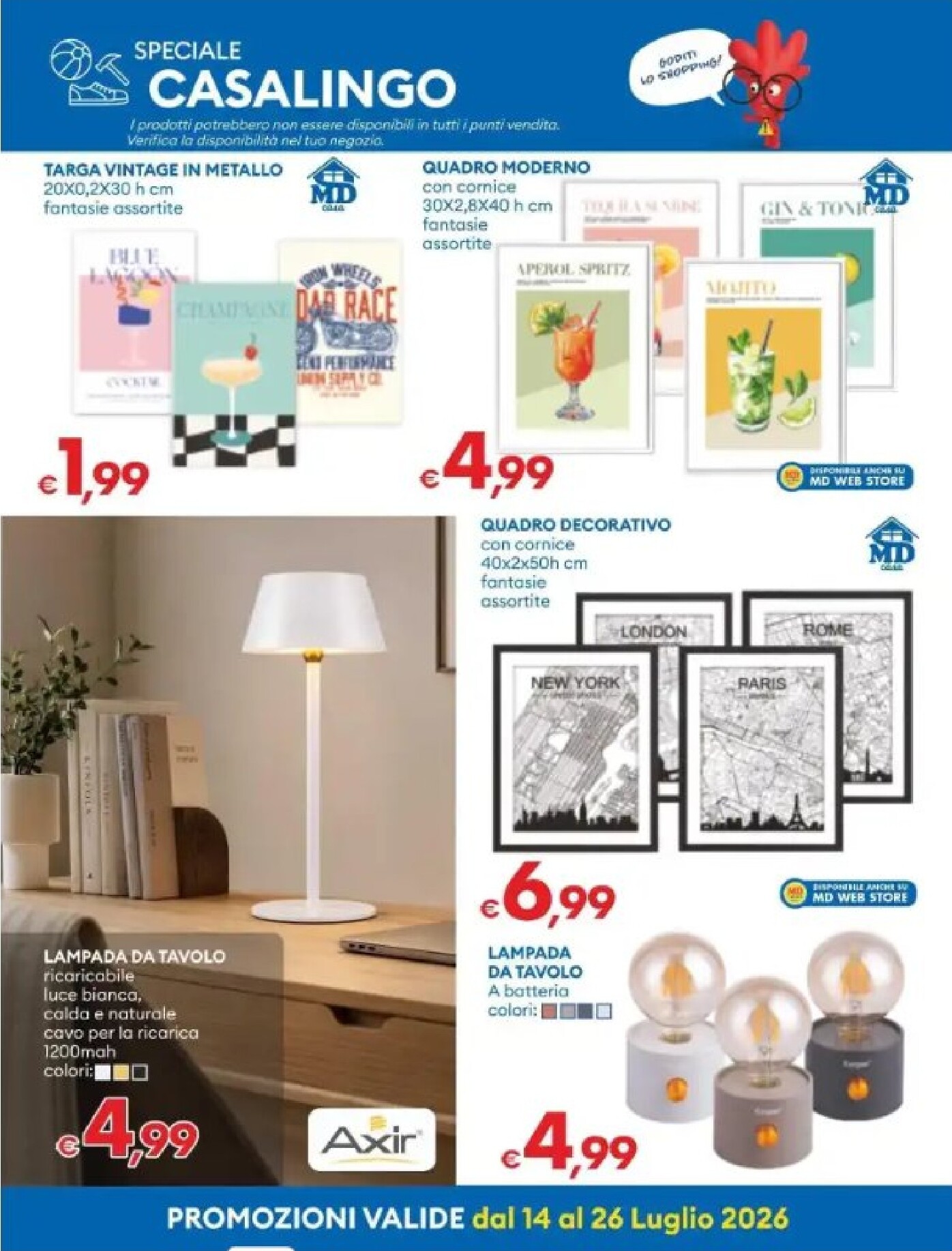 md-discount - Volantino attuale di MD valido dal martedì 14/07/2026 al domenica 26/07/2026 - page: 27