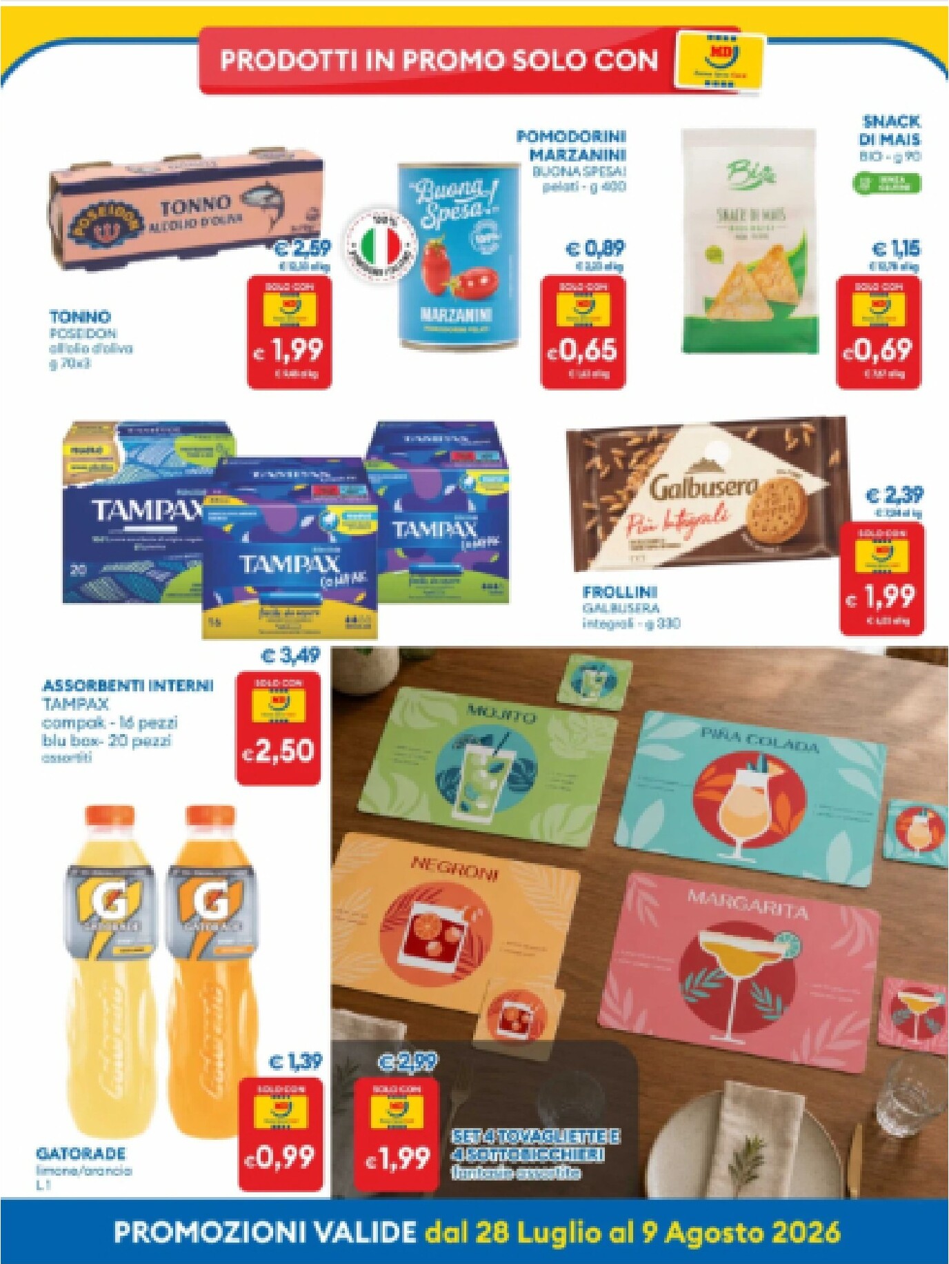 md-discount - Volantino attuale di MD valido dal martedì 28/07/2026 al domenica 09/08/2026 - page: 9