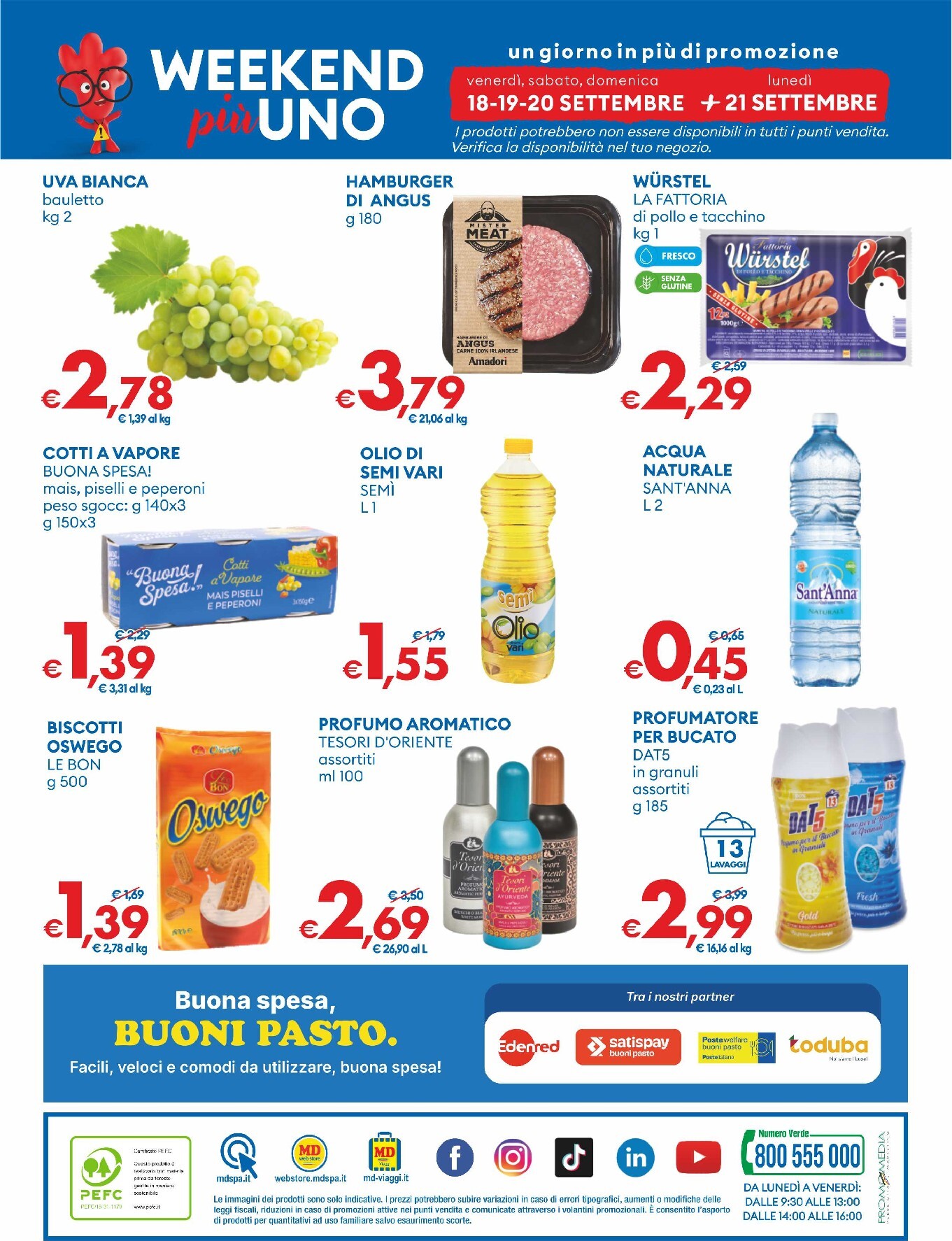 md-discount - Volantino attuale di MD valido dal martedì 08/09/2026 al domenica 20/09/2026 - page: 35
