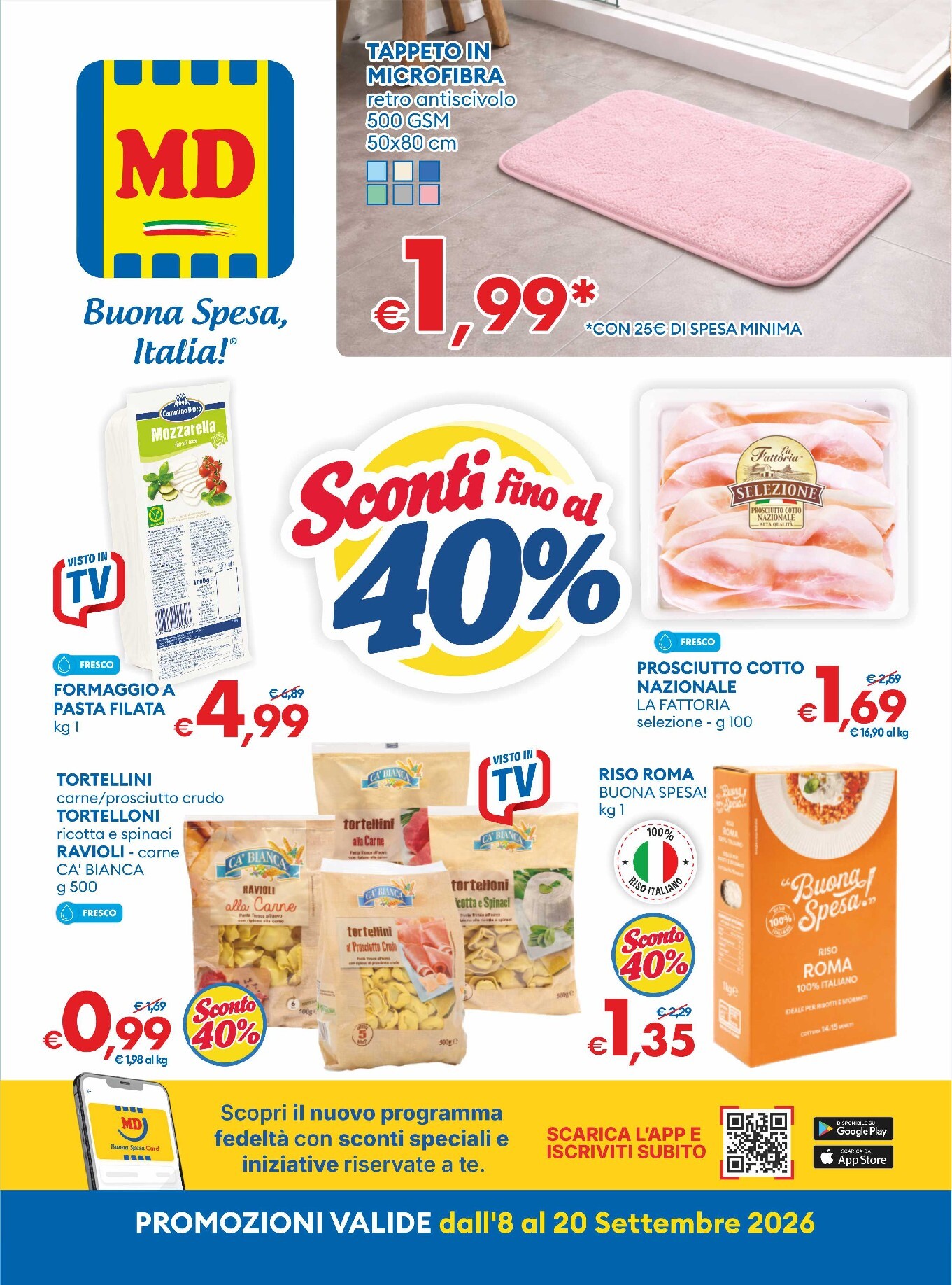 md-discount - Volantino attuale di MD valido dal martedì 08/09/2026 al domenica 20/09/2026 - page: 1