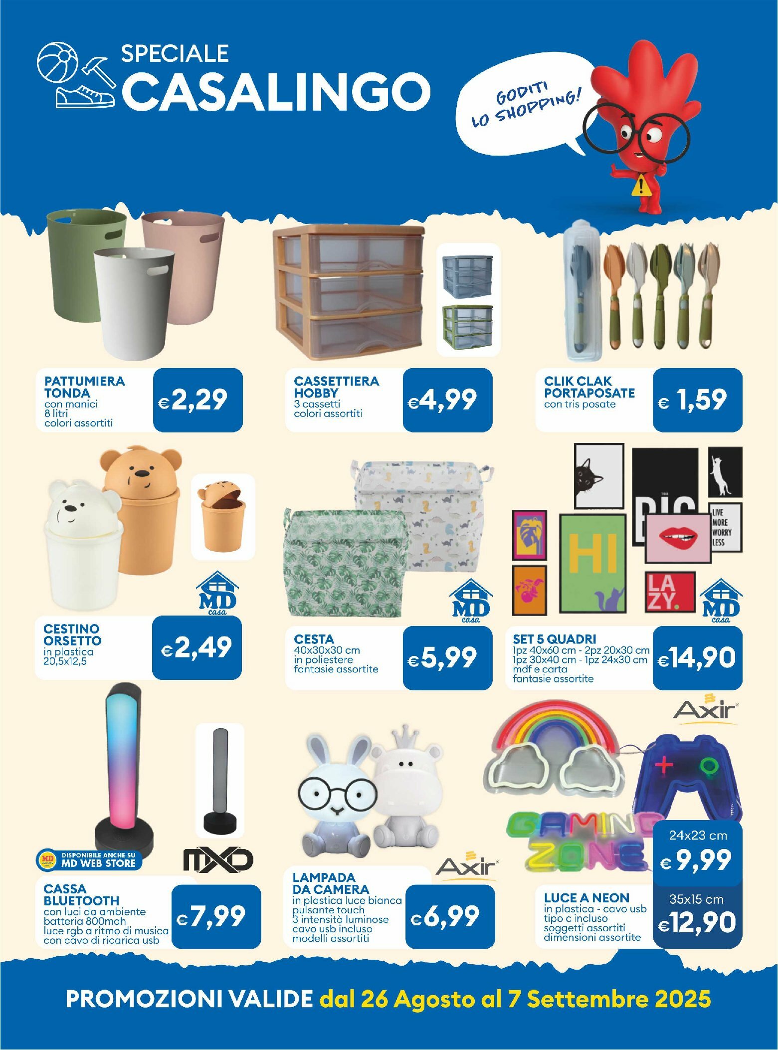 md-discount - Volantino MD valido dal 26/08 al 07/09 - page: 31