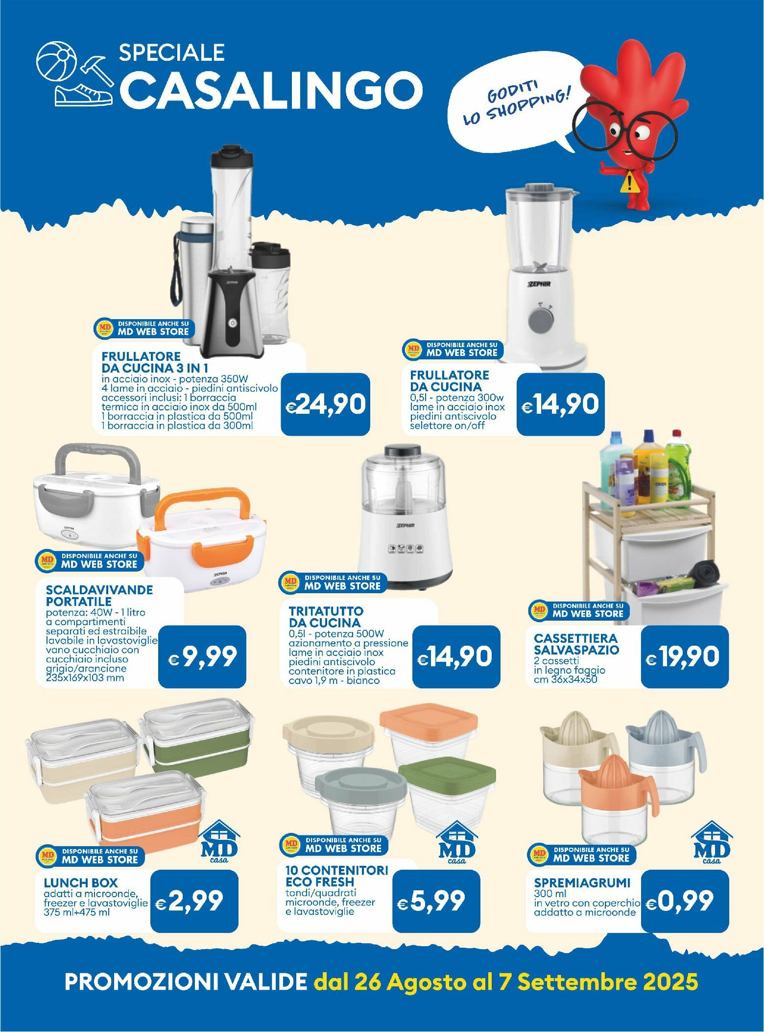 md-discount - Volantino MD valido dal 26/08 al 07/09 - page: 30