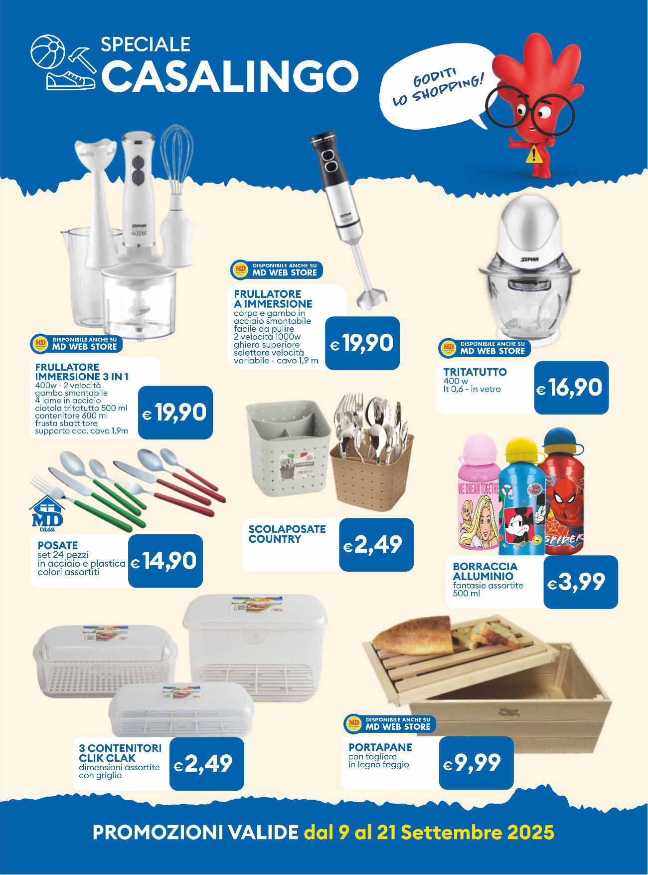 md-discount - Volantino MD valido dal 09/09 al 21/09 - page: 27