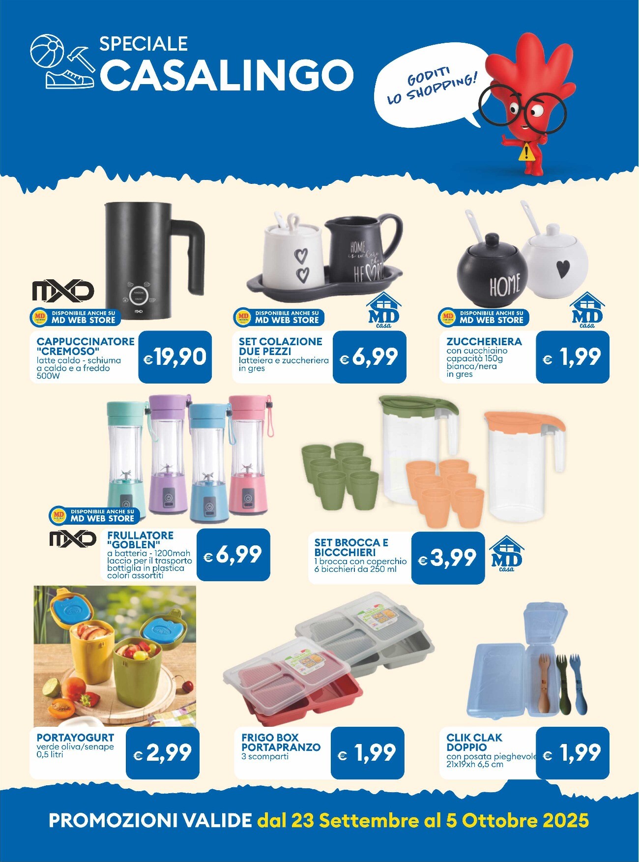 md-discount - Volantino MD valido dal 23/09 al 05/10 - page: 23