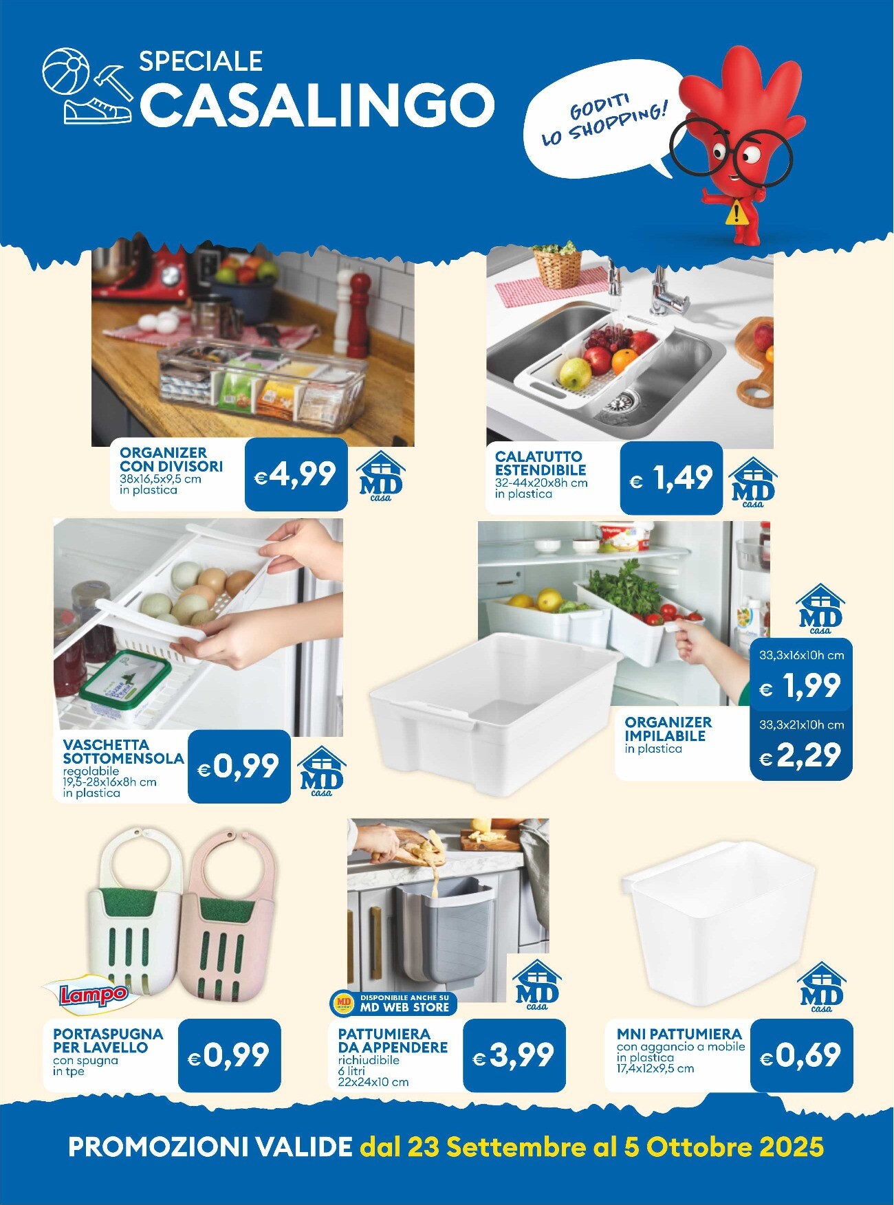 md-discount - Volantino MD valido dal 23/09 al 05/10 - page: 25