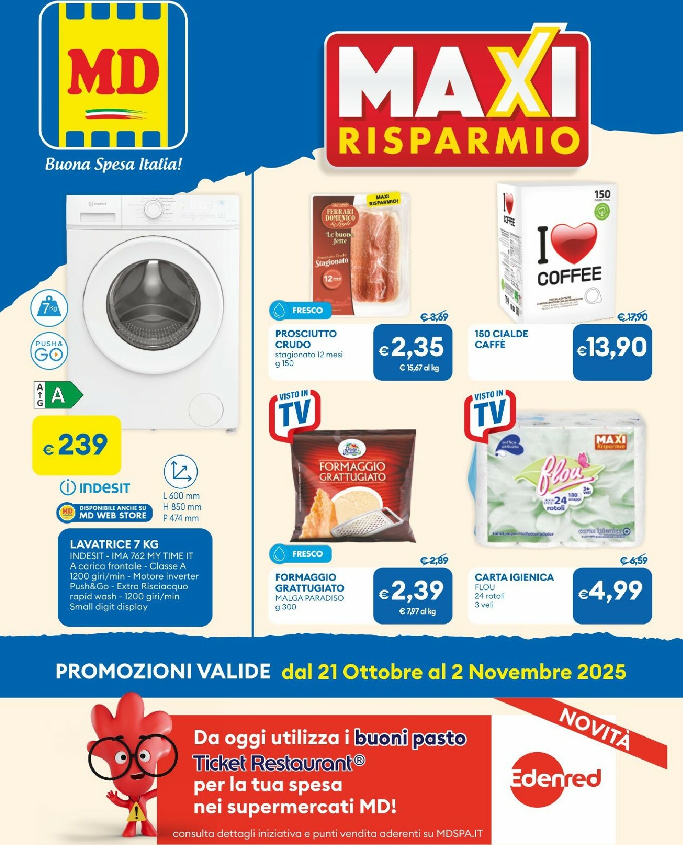 md-discount - Volantino MD valido dal 21/10 al 02/11