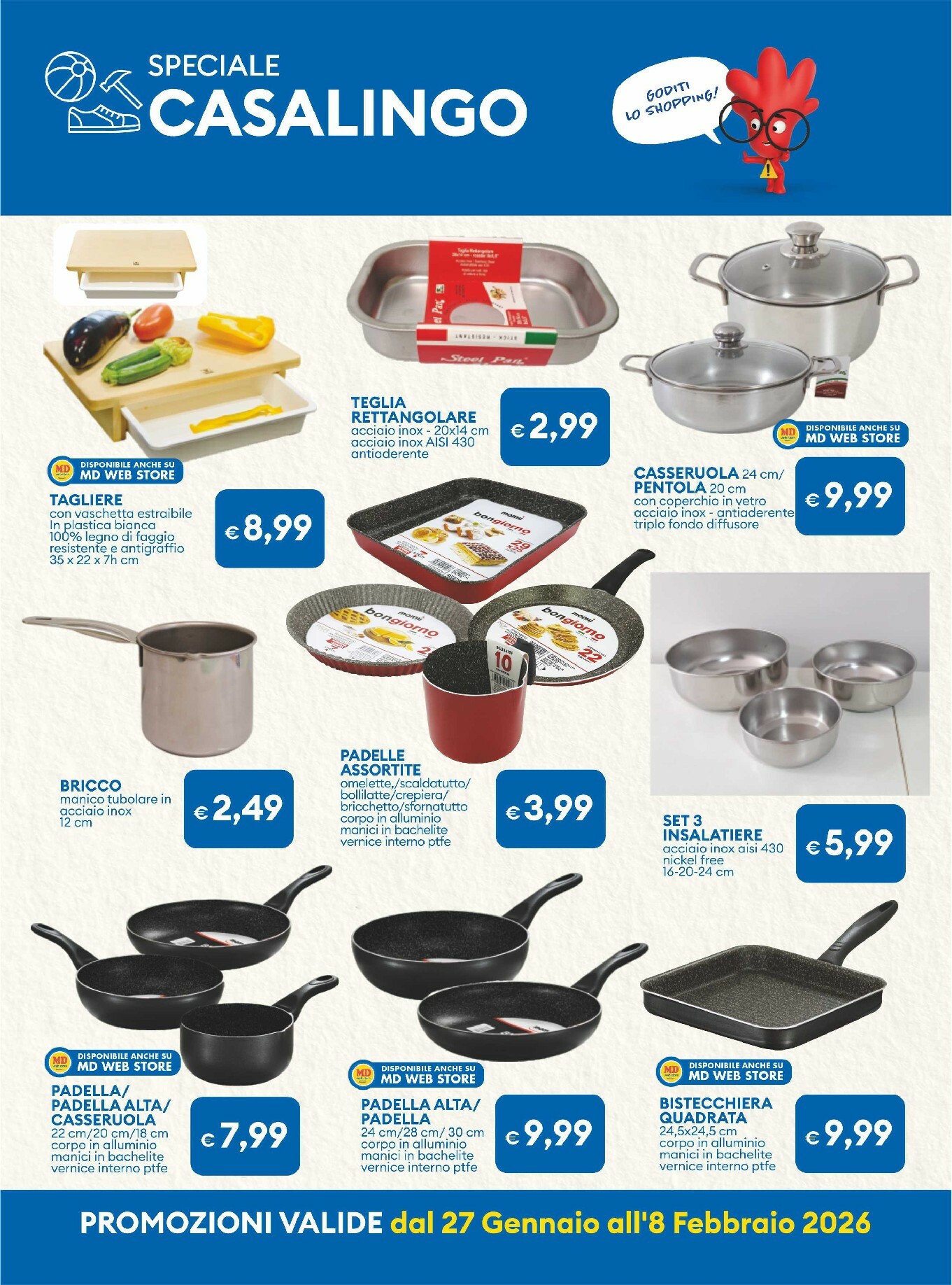 md-discount - Volantino MD valido dal 27/01 al 08/02 - page: 23