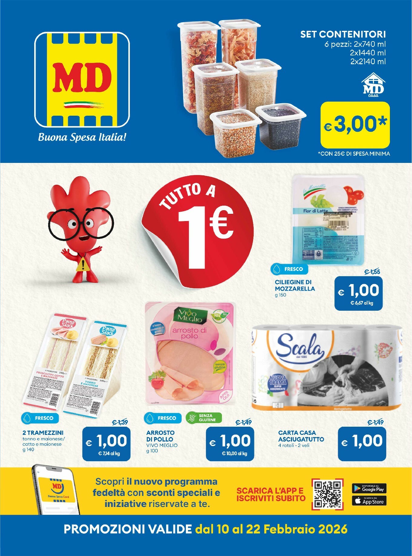 md-discount - Volantino MD valido dal 10/02/2026 al 22/02/2026