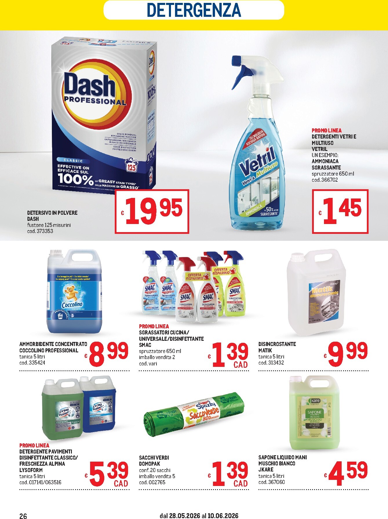metro - Volantino attuale di Metro - Liguria, Piemonte e Toscana valido dal giovedì 28/05/2026 al mercoledì 10/06/2026 - page: 26