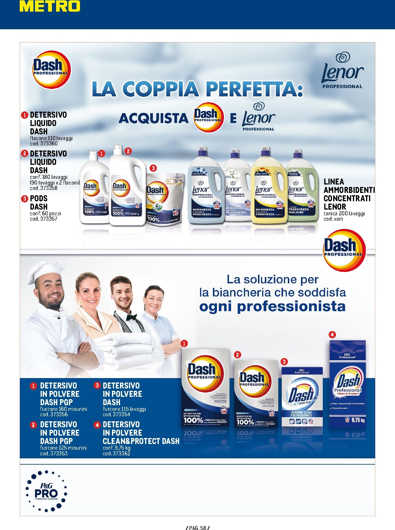 metro - Volantino attuale di Metro - Catalogo Detergenza valido dal giovedì 04/06/2026 al venerdì 04/06/2027 - page: 58