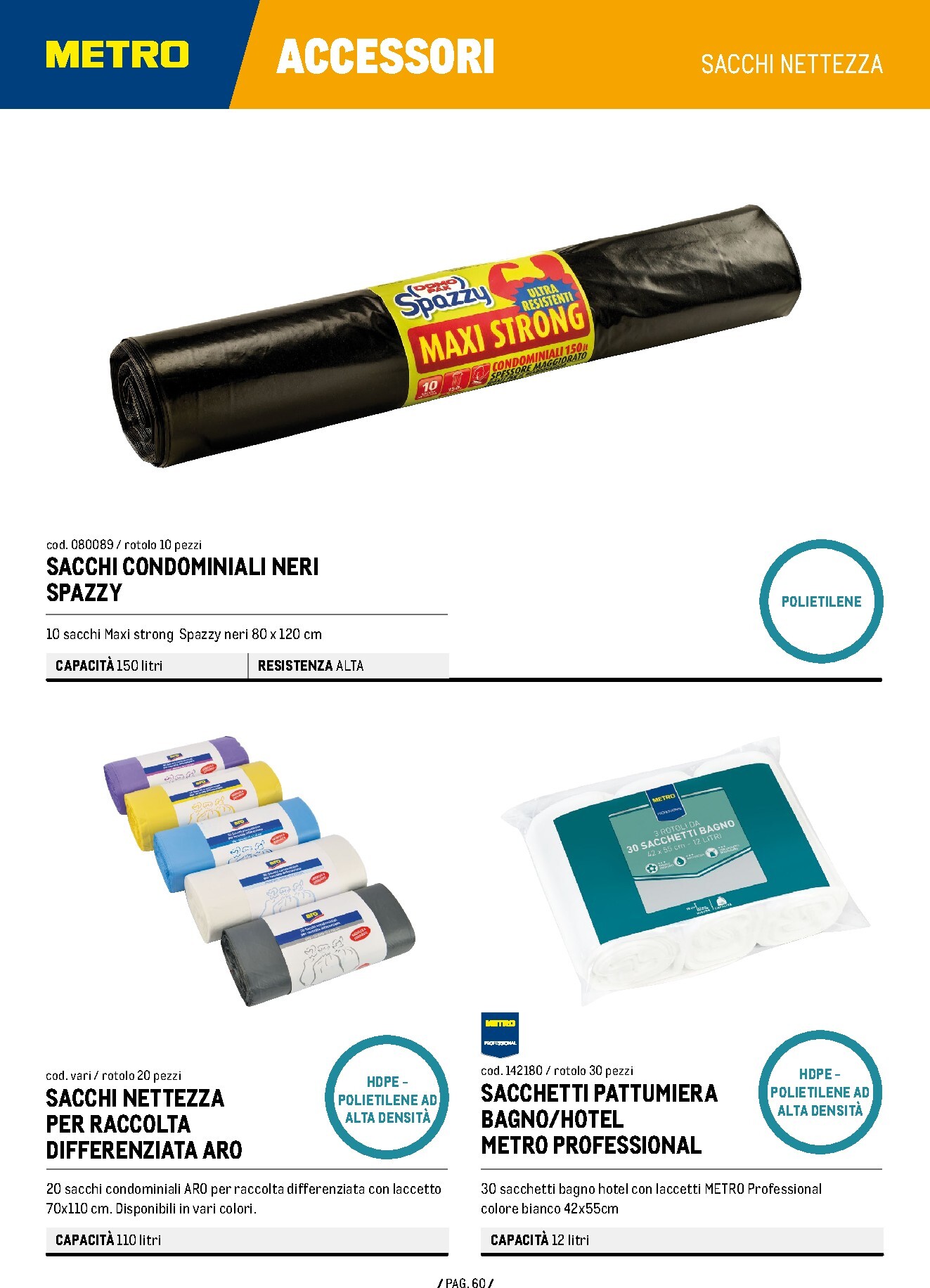 metro - Volantino attuale di Metro - Catalogo Detergenza valido dal giovedì 04/06/2026 al venerdì 04/06/2027 - page: 60