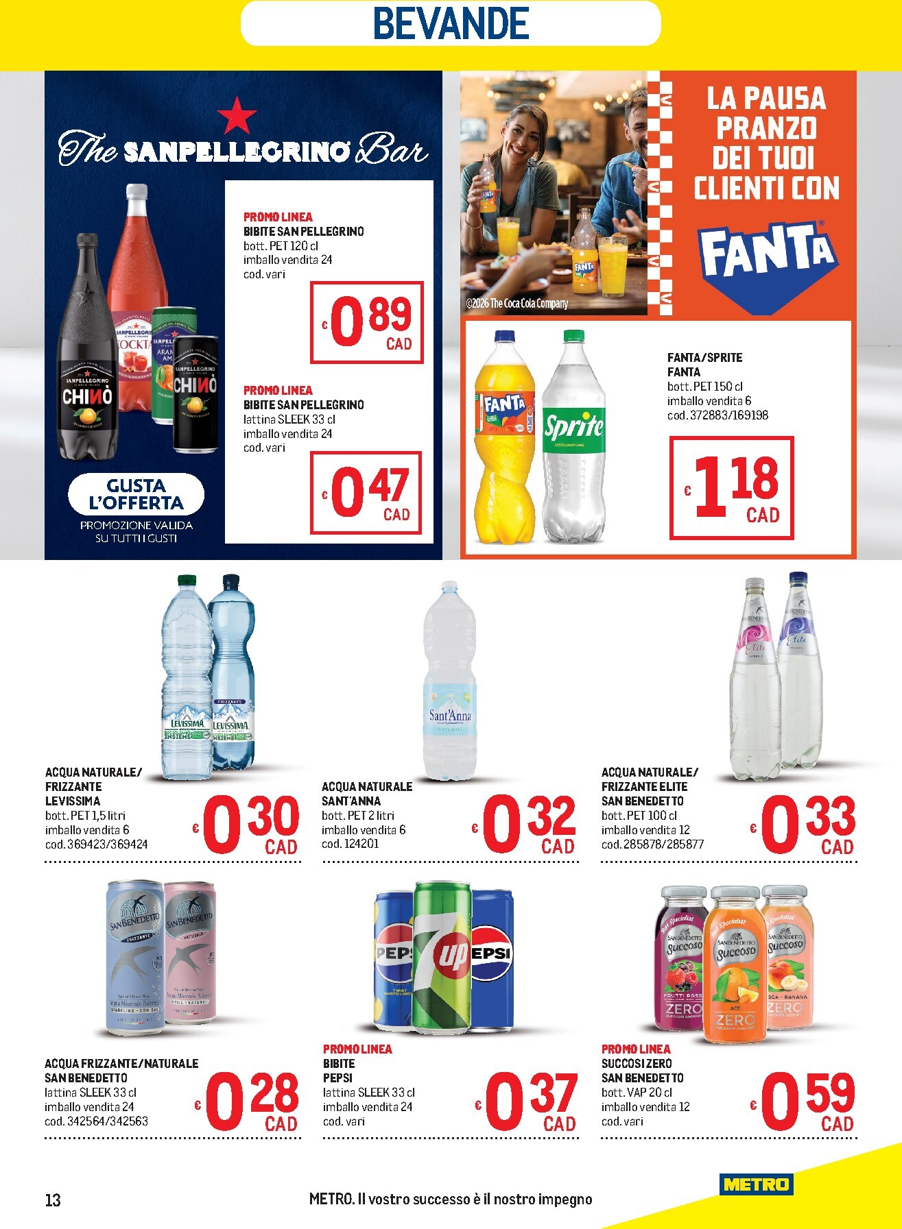 metro - Volantino attuale di Metro - Campania e Sicilia valido dal giovedì 08/10/2026 al mercoledì 21/10/2026 - page: 13