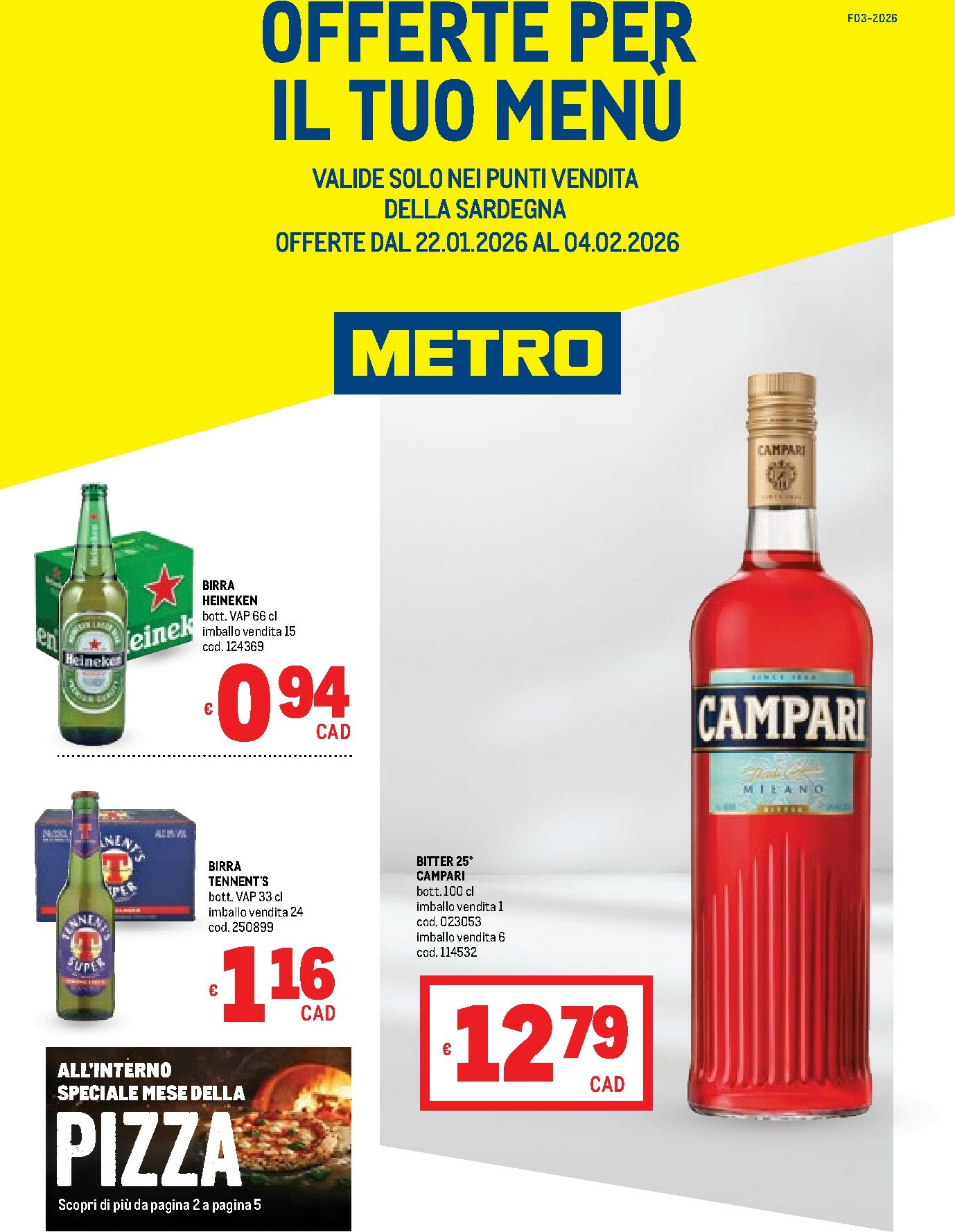 metro - Volantino Metro - Sardegna valido dal 22/01 al 04/02