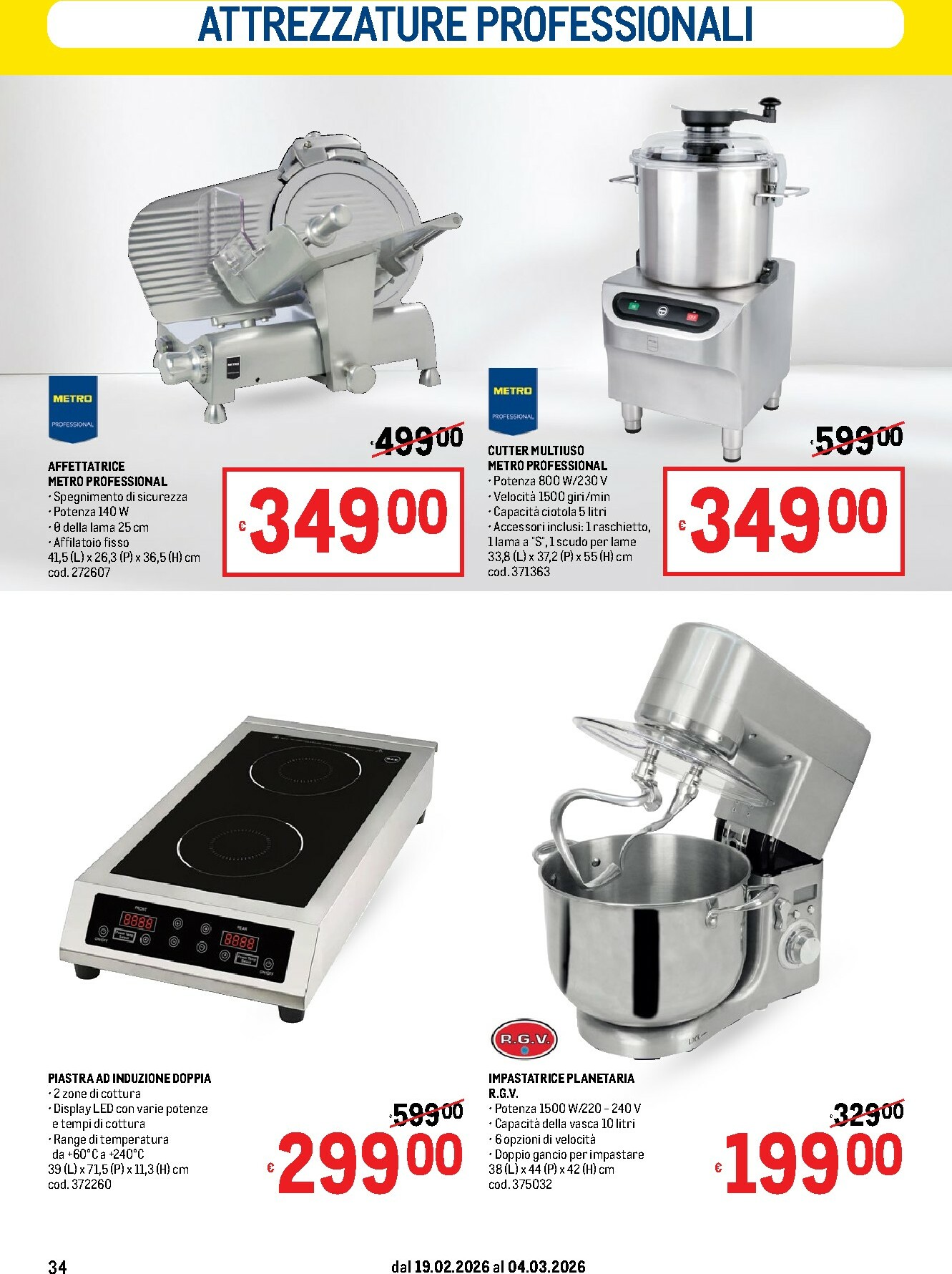 metro - Volantino Metro valido dal 19/02/2026 al 04/03/2026 - page: 34