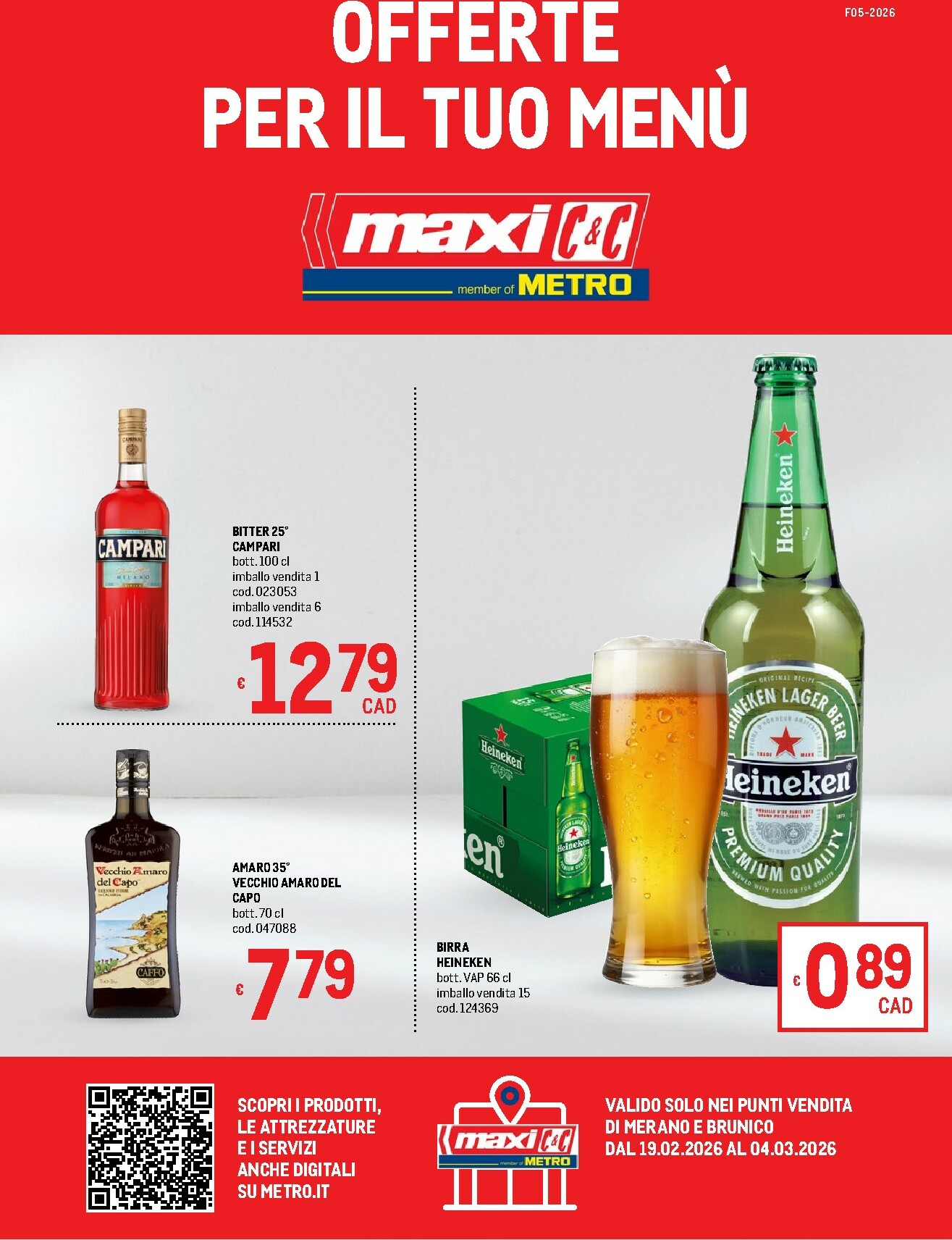metro - Volantino Metro valido dal 19/02/2026 al 04/03/2026