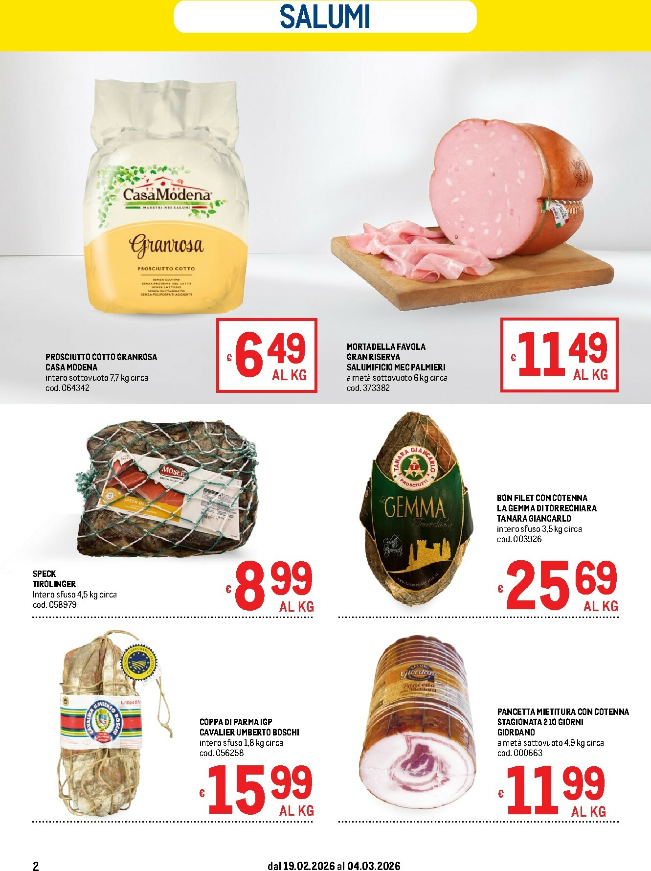 metro - Volantino Metro valido dal 19/02/2026 al 04/03/2026 - page: 2