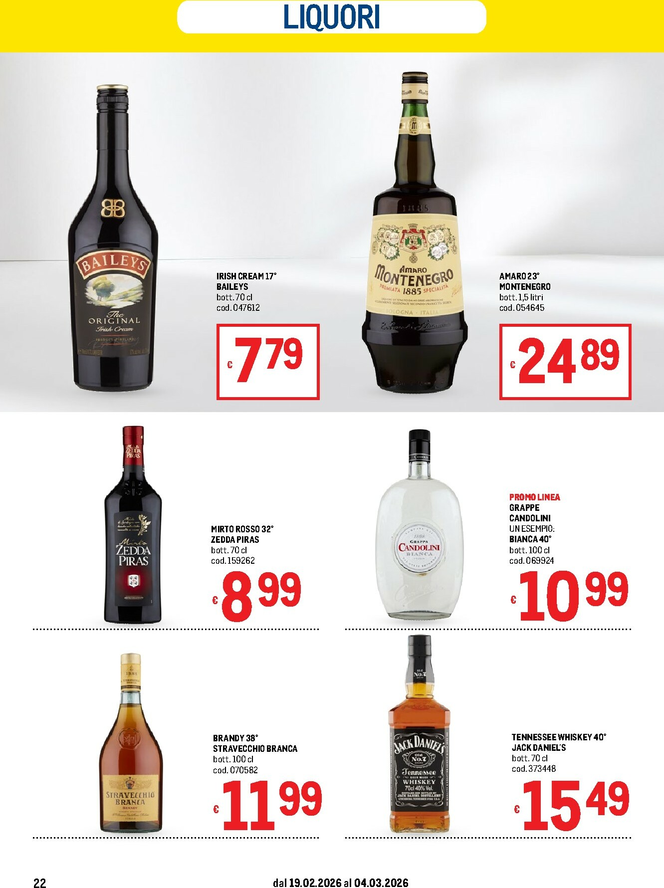 metro - Volantino Metro - Offerte per il tuo Menù valido dal 19/02/2026 al 04/03/2026 - page: 22