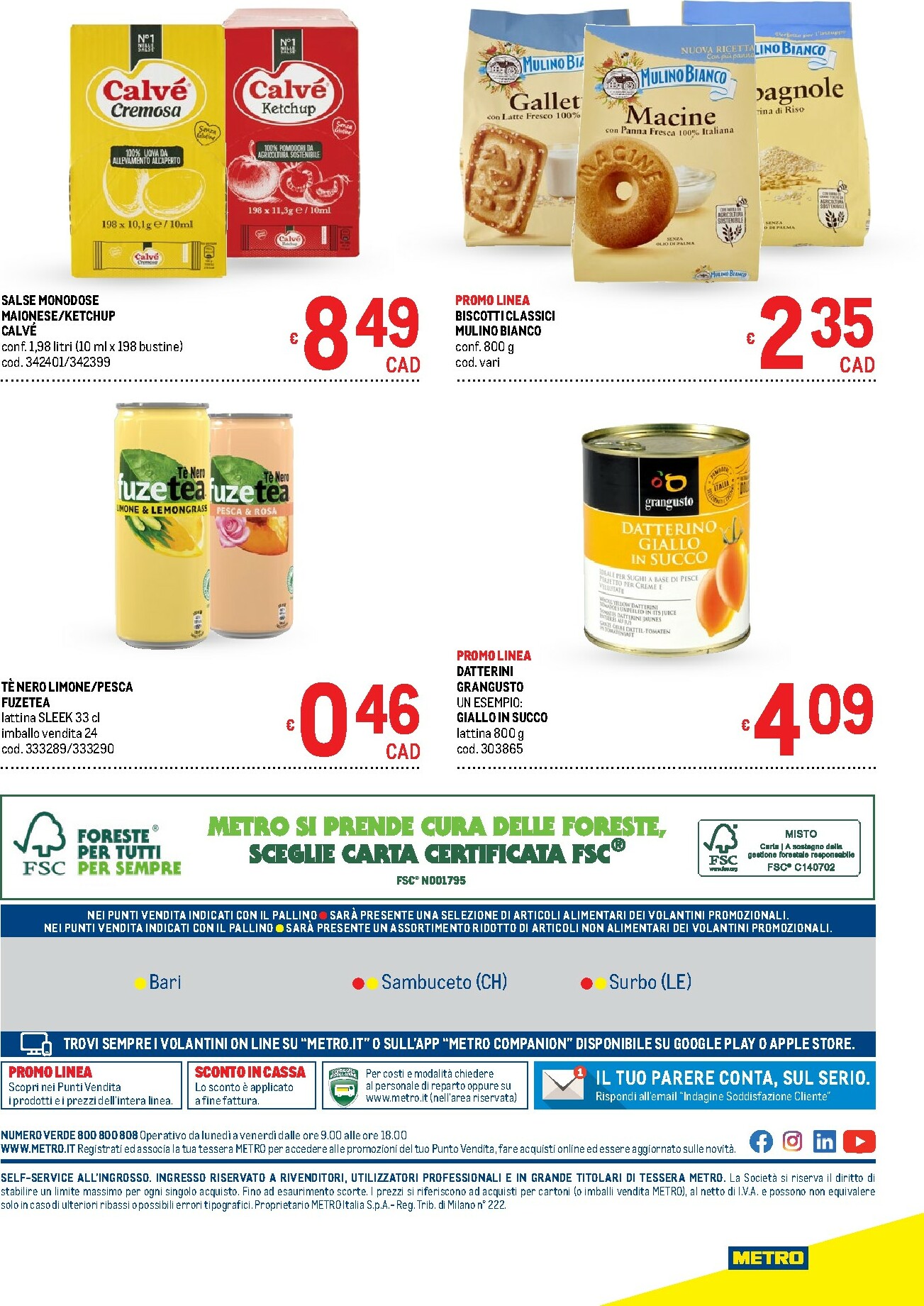 metro - Volantino Metro - Offerte per il tuo Menù valido dal 19/02/2026 al 04/03/2026 - page: 40