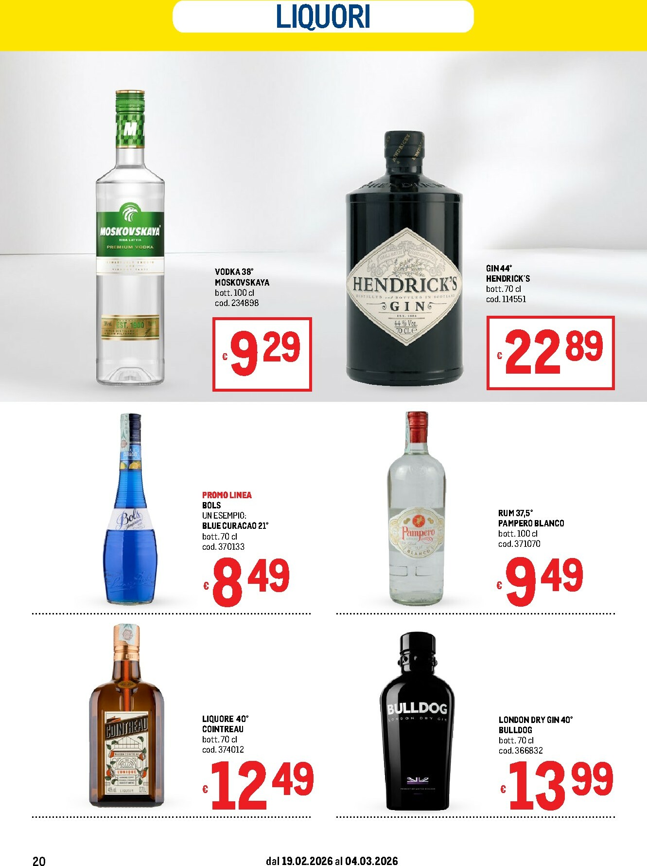 metro - Volantino Metro - Offerte per il tuo Menù valido dal 19/02/2026 al 04/03/2026 - page: 20