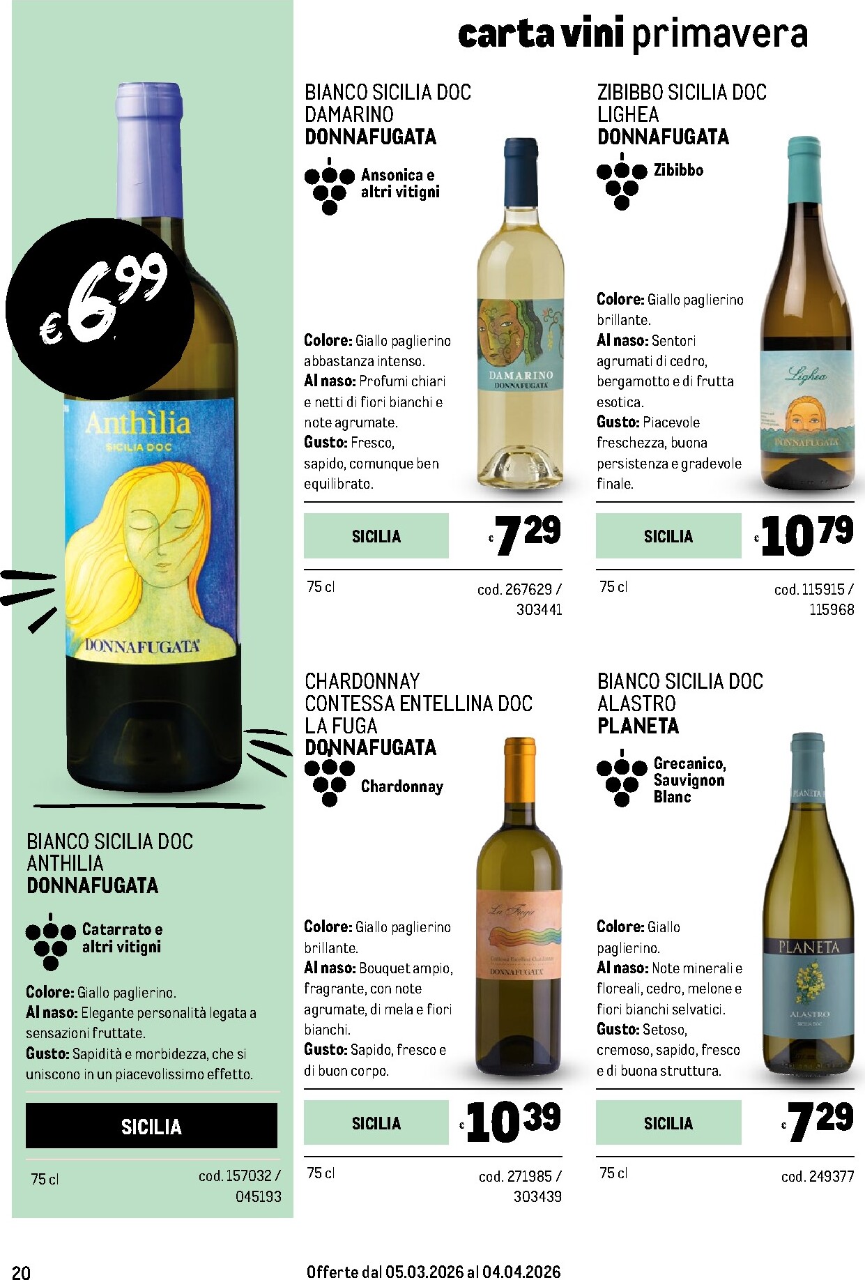 metro - Volantino Metro - Carta Vini valido dal 05/03/2026 al 04/04/2026 - page: 20