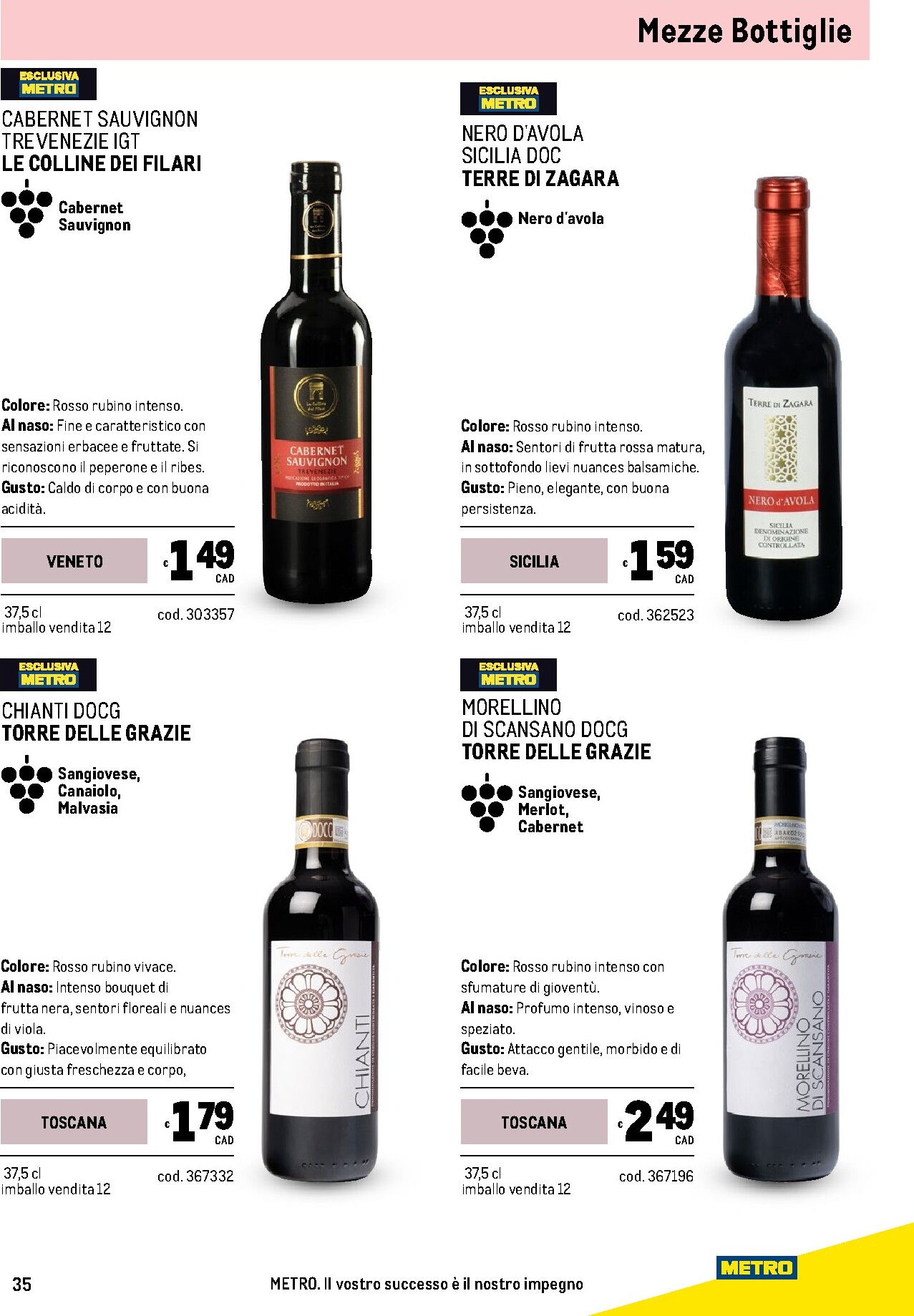metro - Volantino Metro - Carta Vini valido dal 05/03/2026 al 04/04/2026 - page: 35