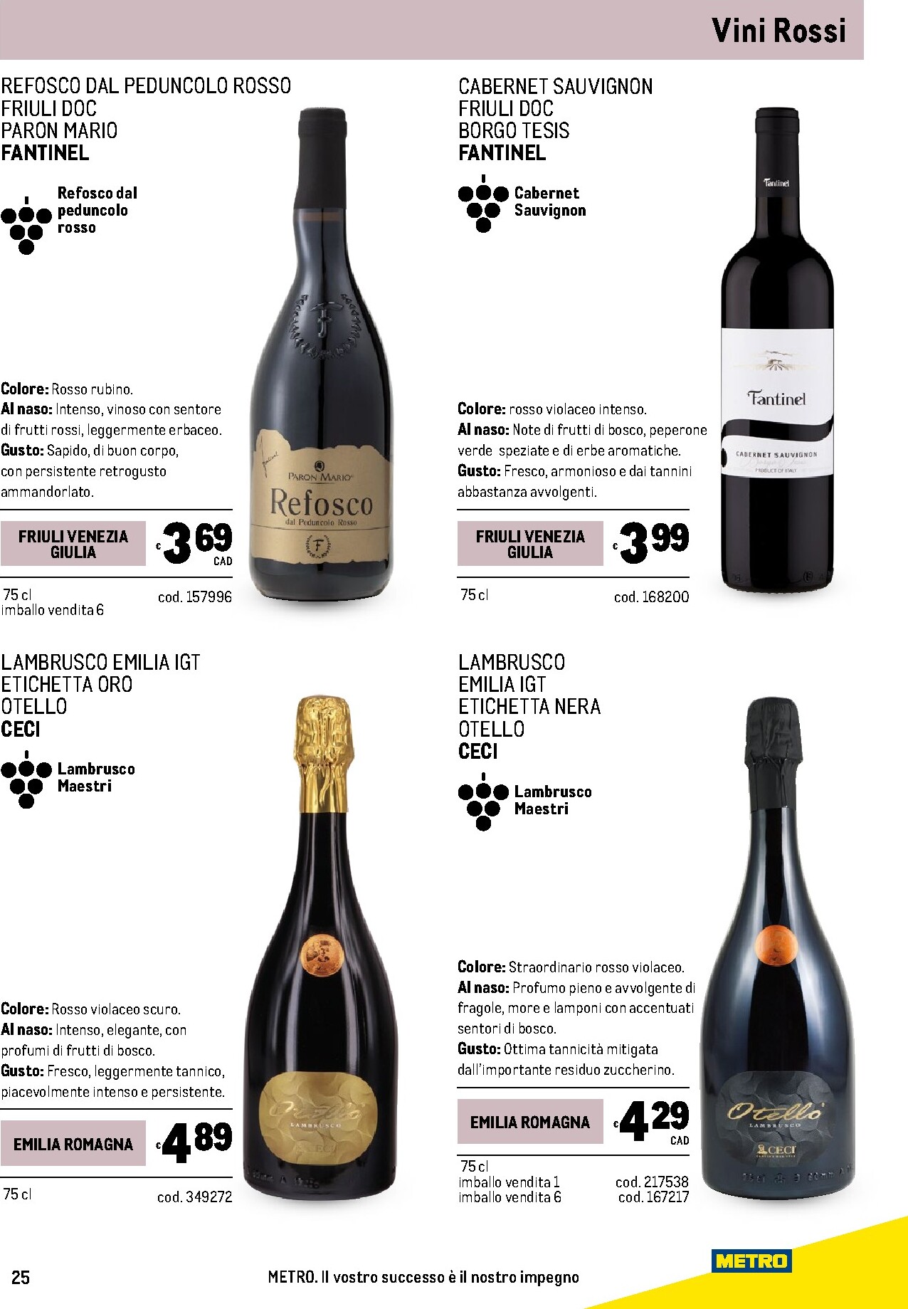 metro - Volantino Metro - Carta Vini valido dal 05/03/2026 al 04/04/2026 - page: 25