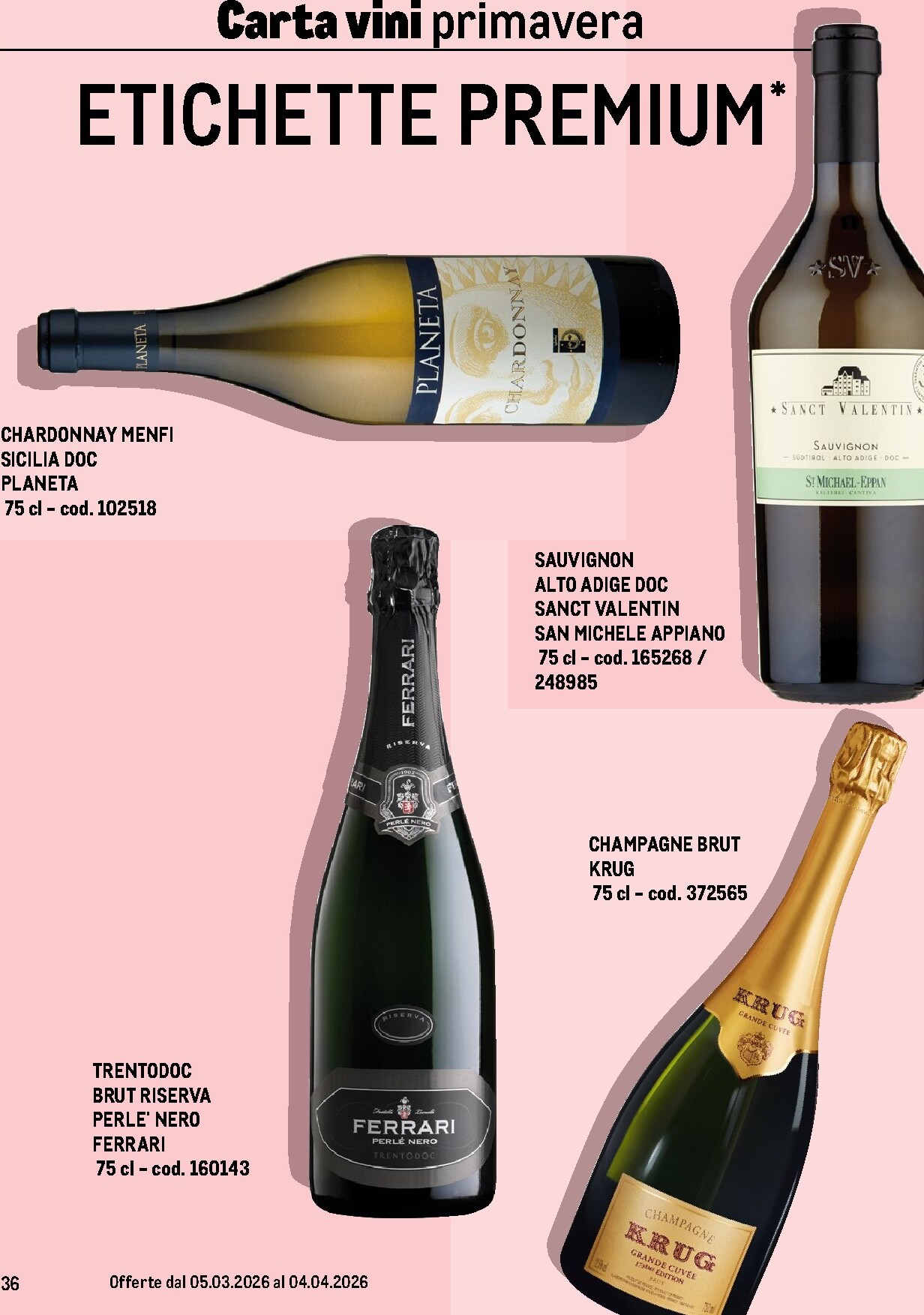 metro - Volantino Metro - Carta Vini valido dal 05/03/2026 al 04/04/2026 - page: 36